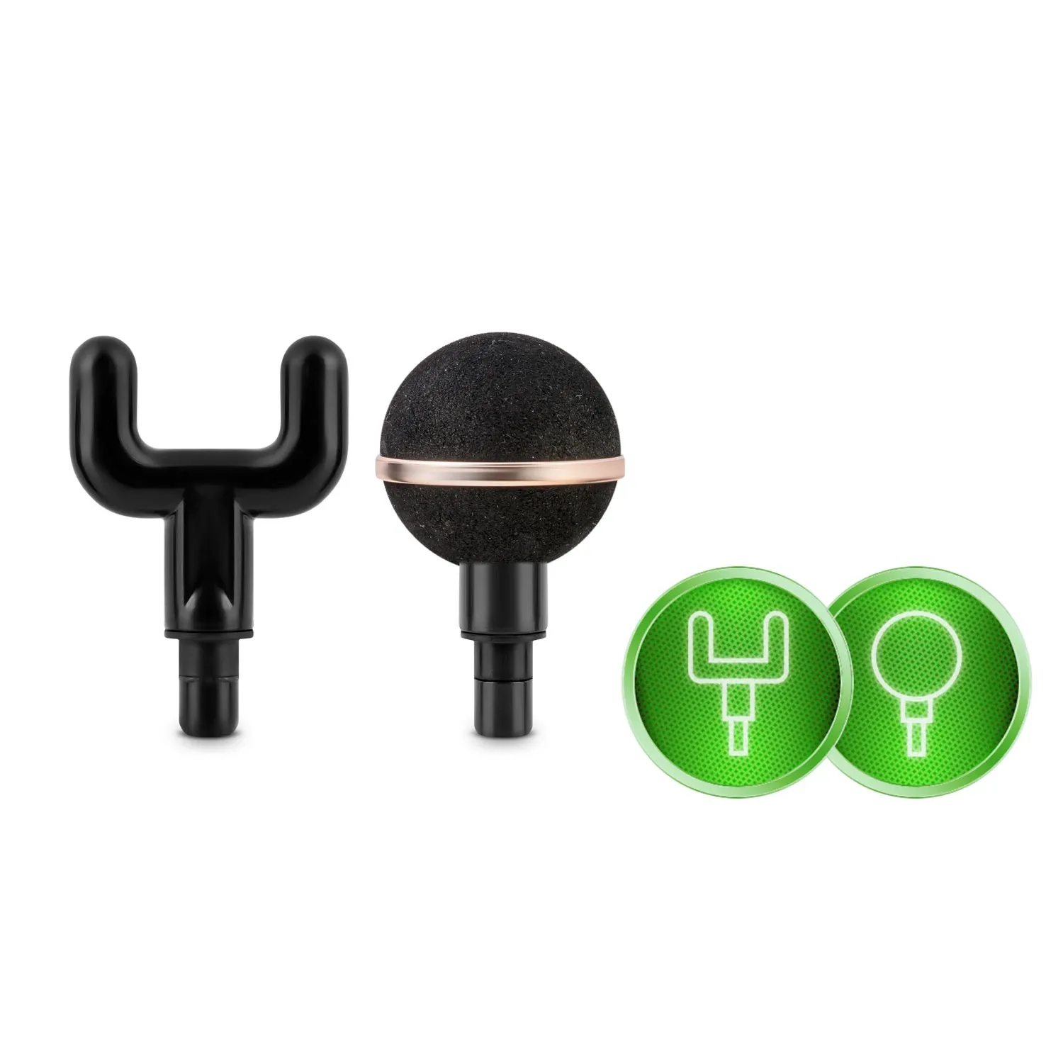 Kūno masažo pistoletas 8 antgaliai NS-500 Neo-sport rožinis - nuotrauka 1