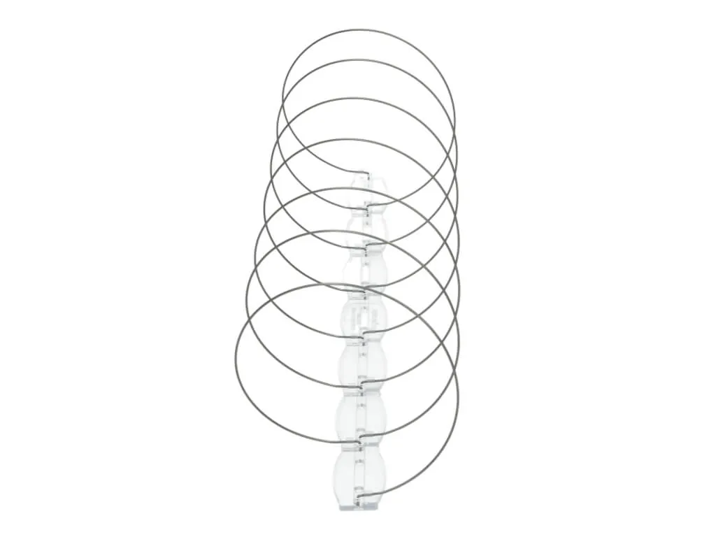Nerūdijančio plieno spiralė paukščiams 33 cm, 9 vnt.