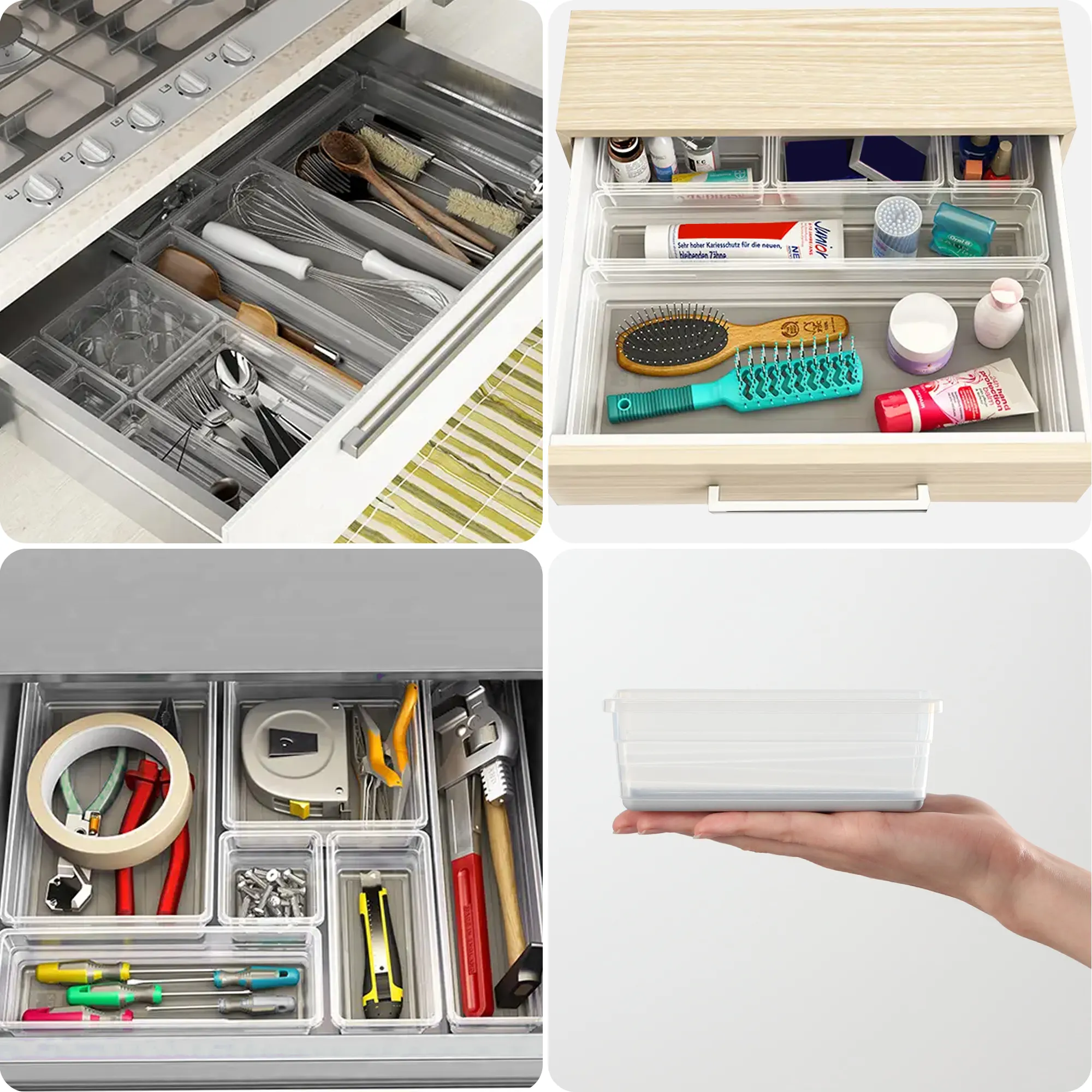 Curver Sistemo stalčių organizatorius 15 x 7,5 cm