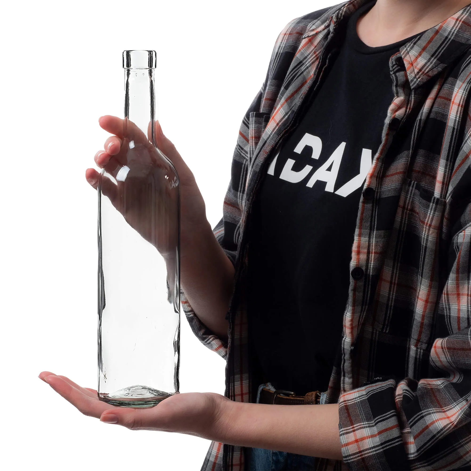 Biagio vyno buteliai 750 ml, balti, be kamščio, 10 vnt.