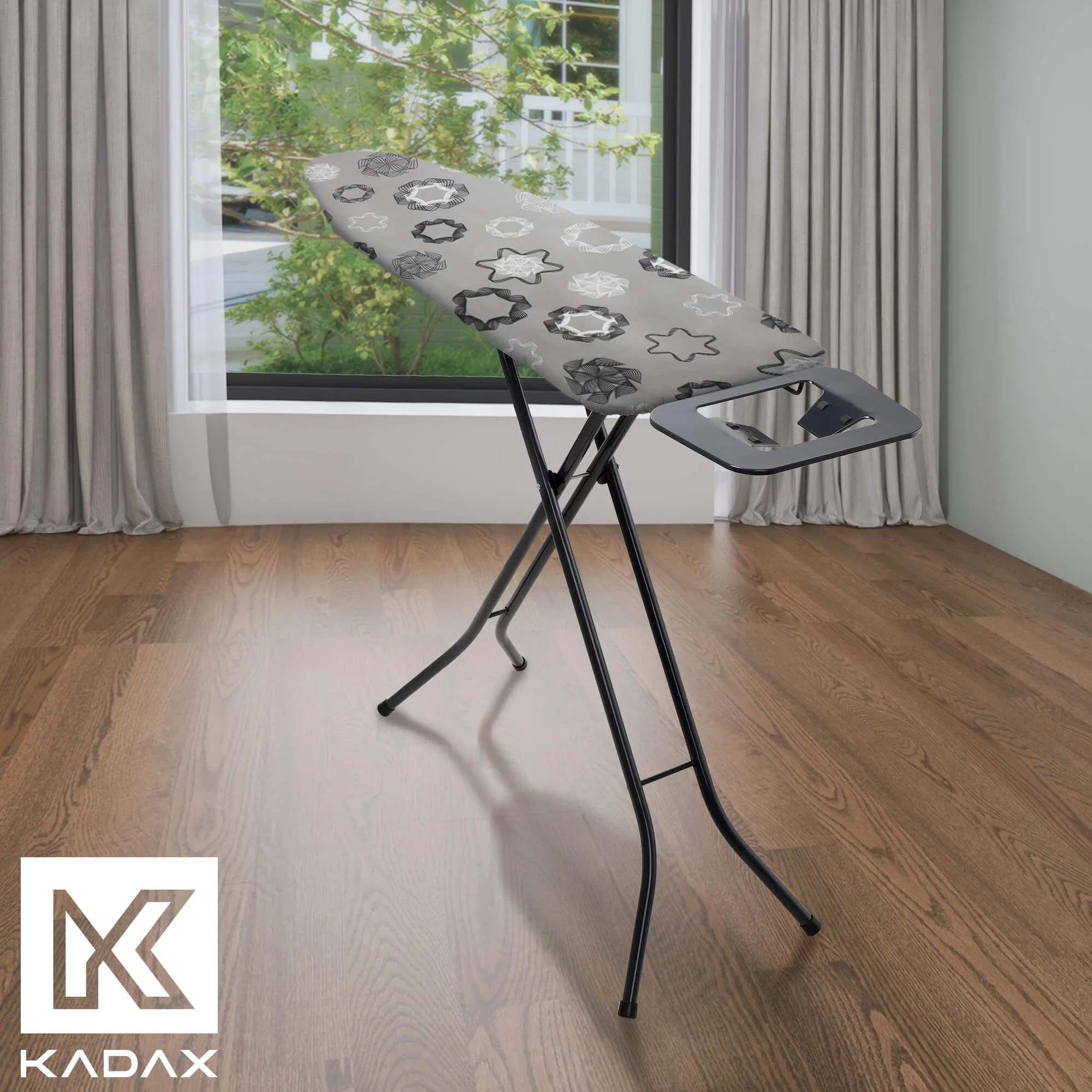 „Etoto“ lyginimo lentos užvalkalas, 120 x 38 cm, ištemptas geometrinis raštas