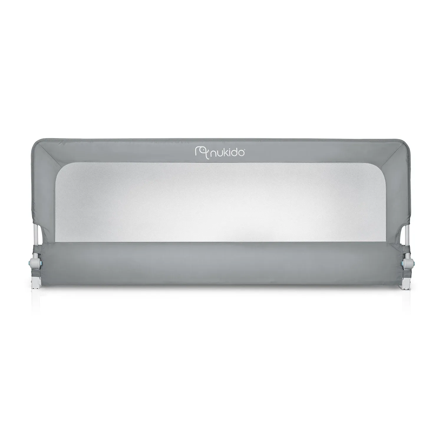 Apsauginė lovos užtvara, apsauginiai varteliai, spyna, 180 cm, Nukido NK-228, pilka - nuotrauka 1