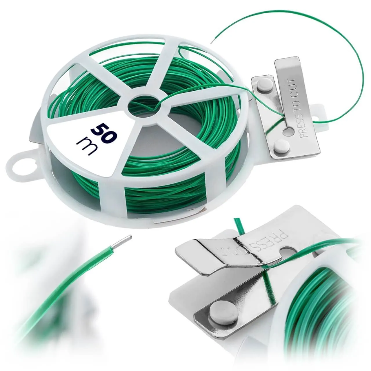 Doumis PVC sodo viela su augalų pjaustytuvu, 50 m