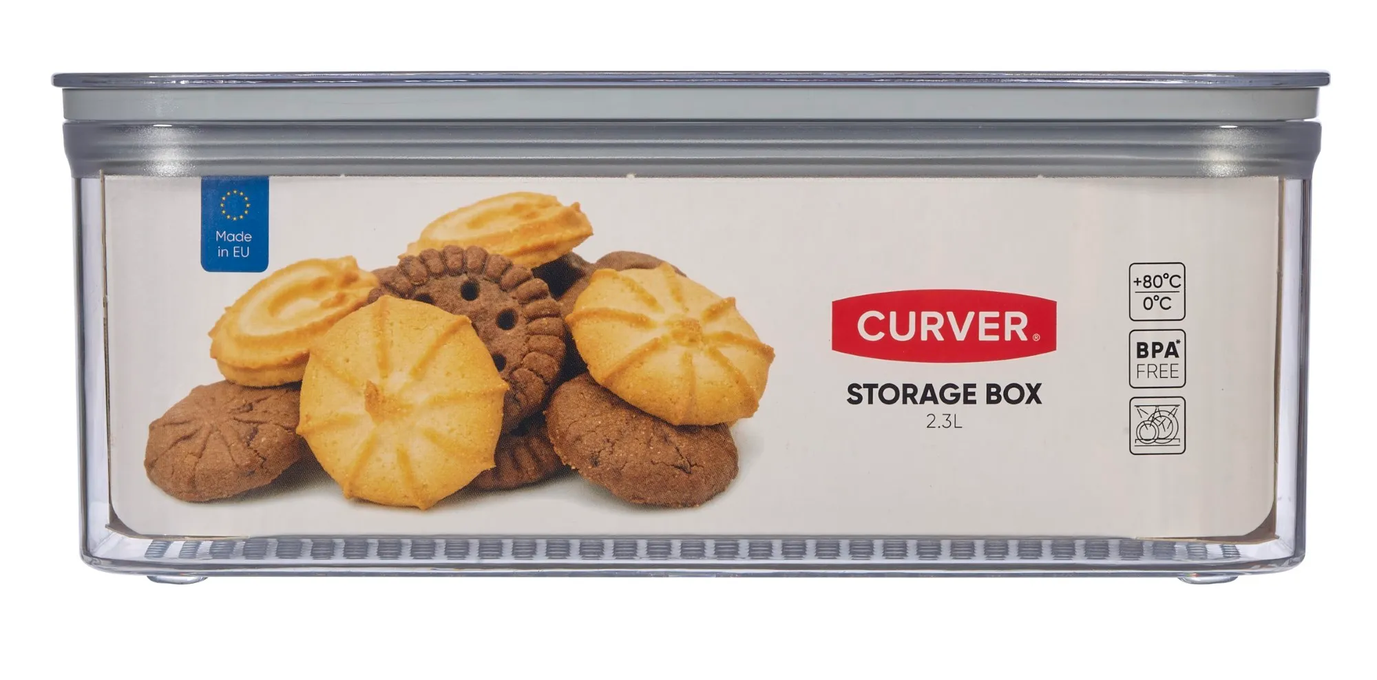 „Curver Dry Cube“ 2,3 l indas su dangteliu
