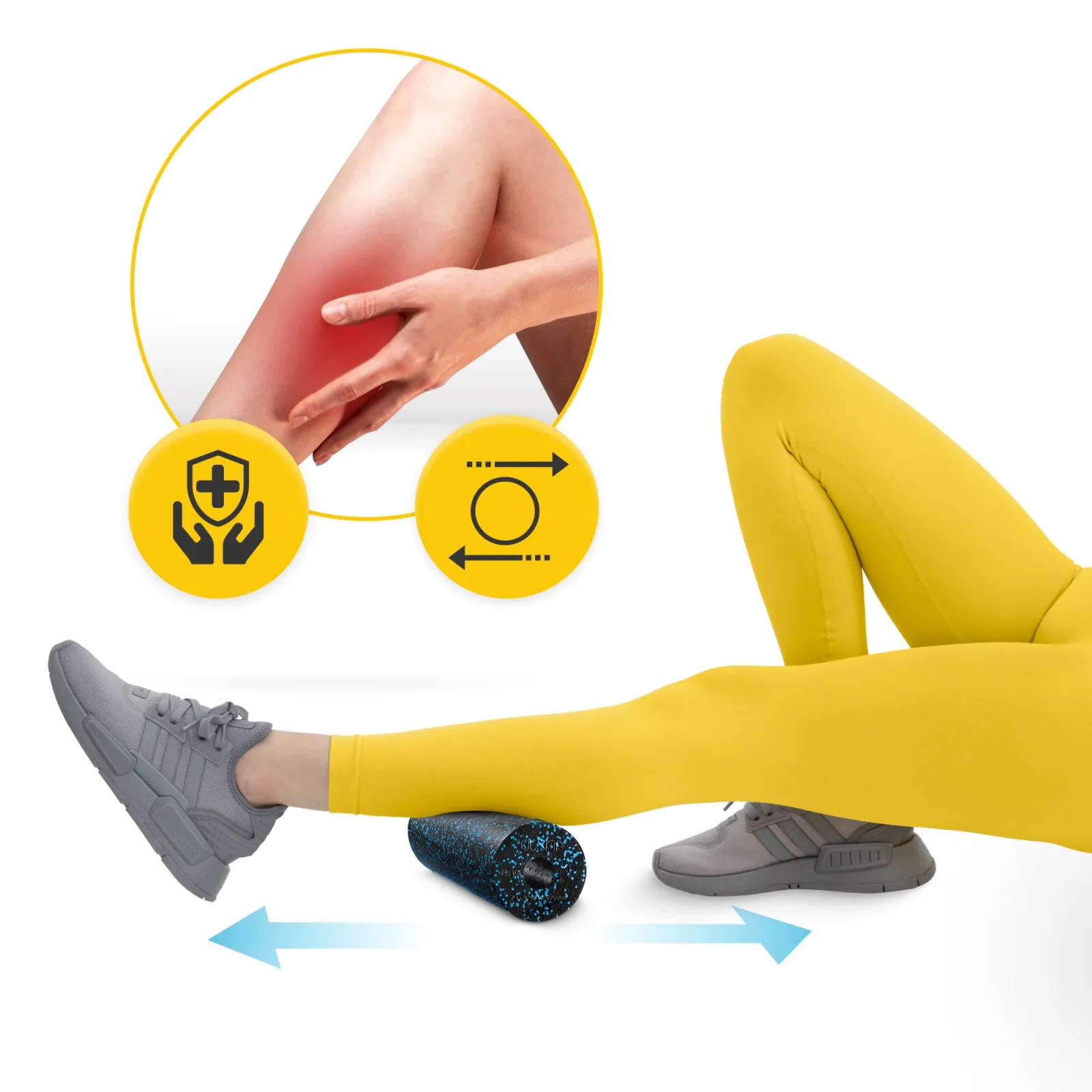 Volelių ir masažinių kamuoliukų EPP rinkinys