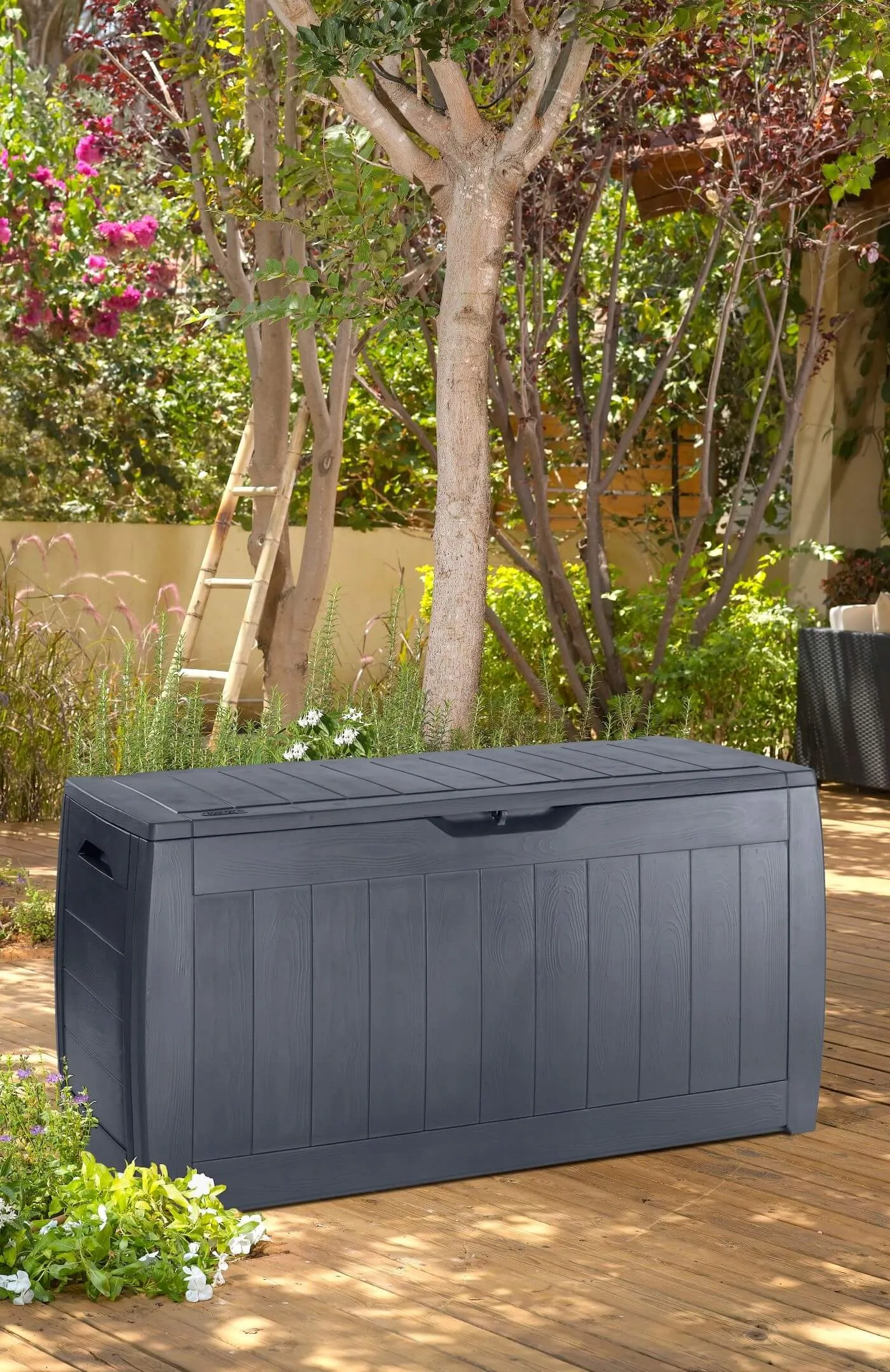 Keter Hollywood 270L grafito sodo dėžė