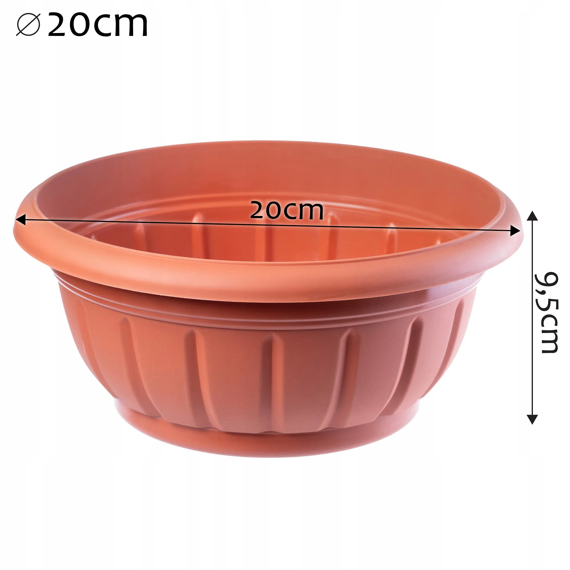 Budrio kapinių dubenėlis gėlėms 20 cm
