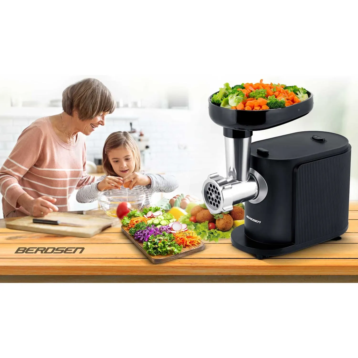 Mėsmalė BD-600 Berdsen 300/800W - nuotrauka 1