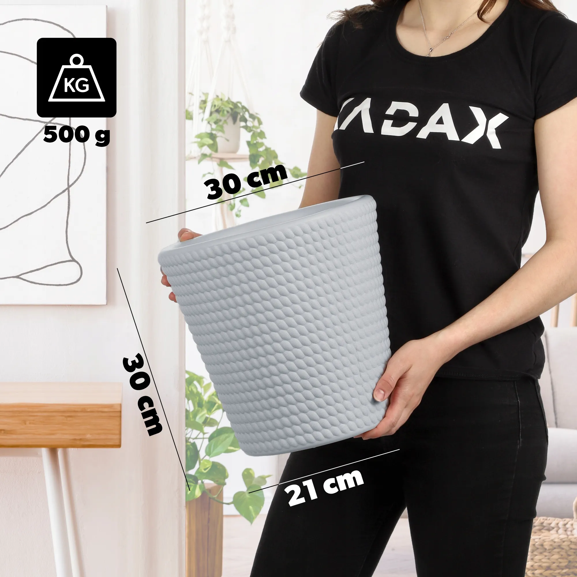 Muro gėlių vazonas 30 cm