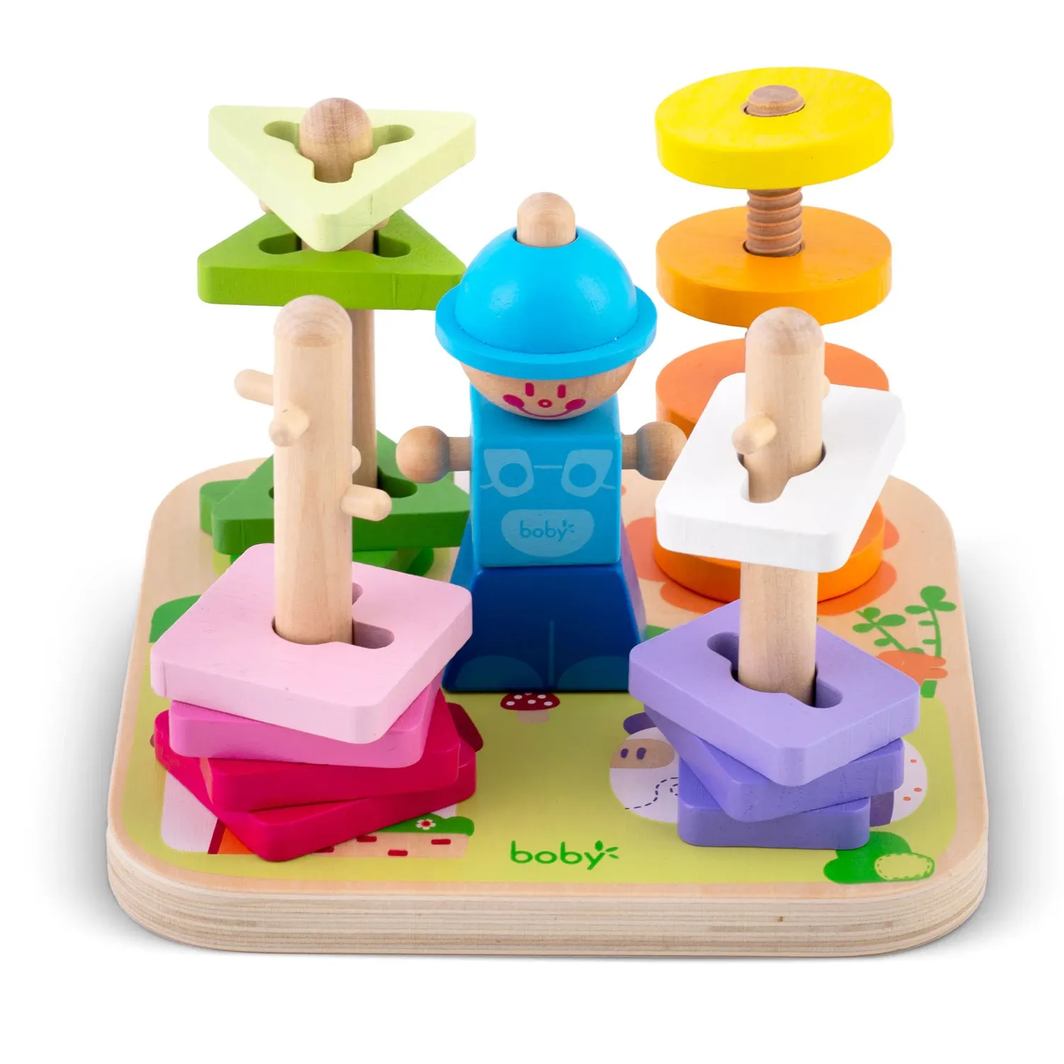 Medinių žaislų rūšiavimo dėlionė RK-866 Ricokids - nuotrauka 1