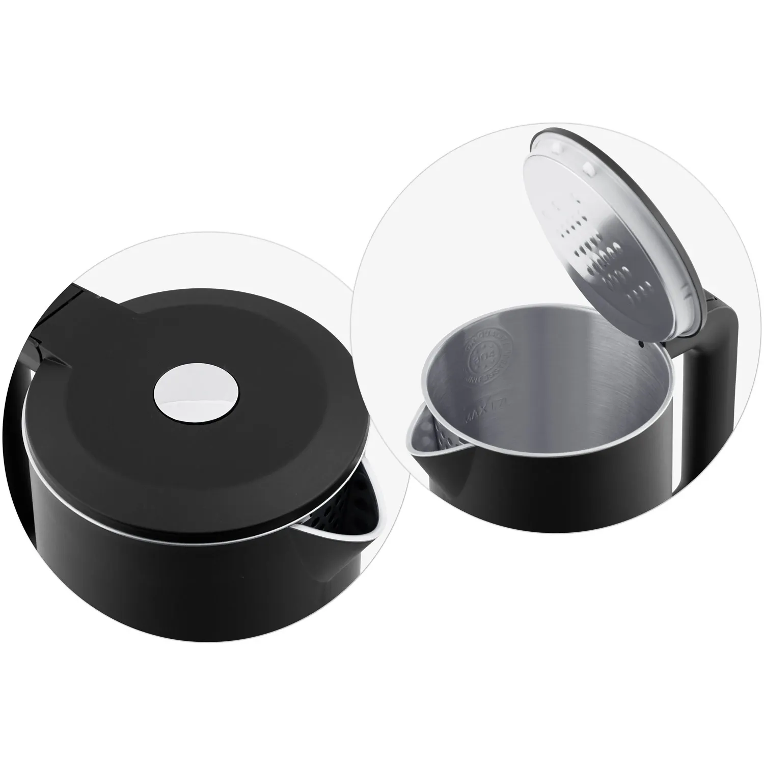 Berdsen BD-710 elektrinis virdulys 1,7 l juodas - nuotrauka 1