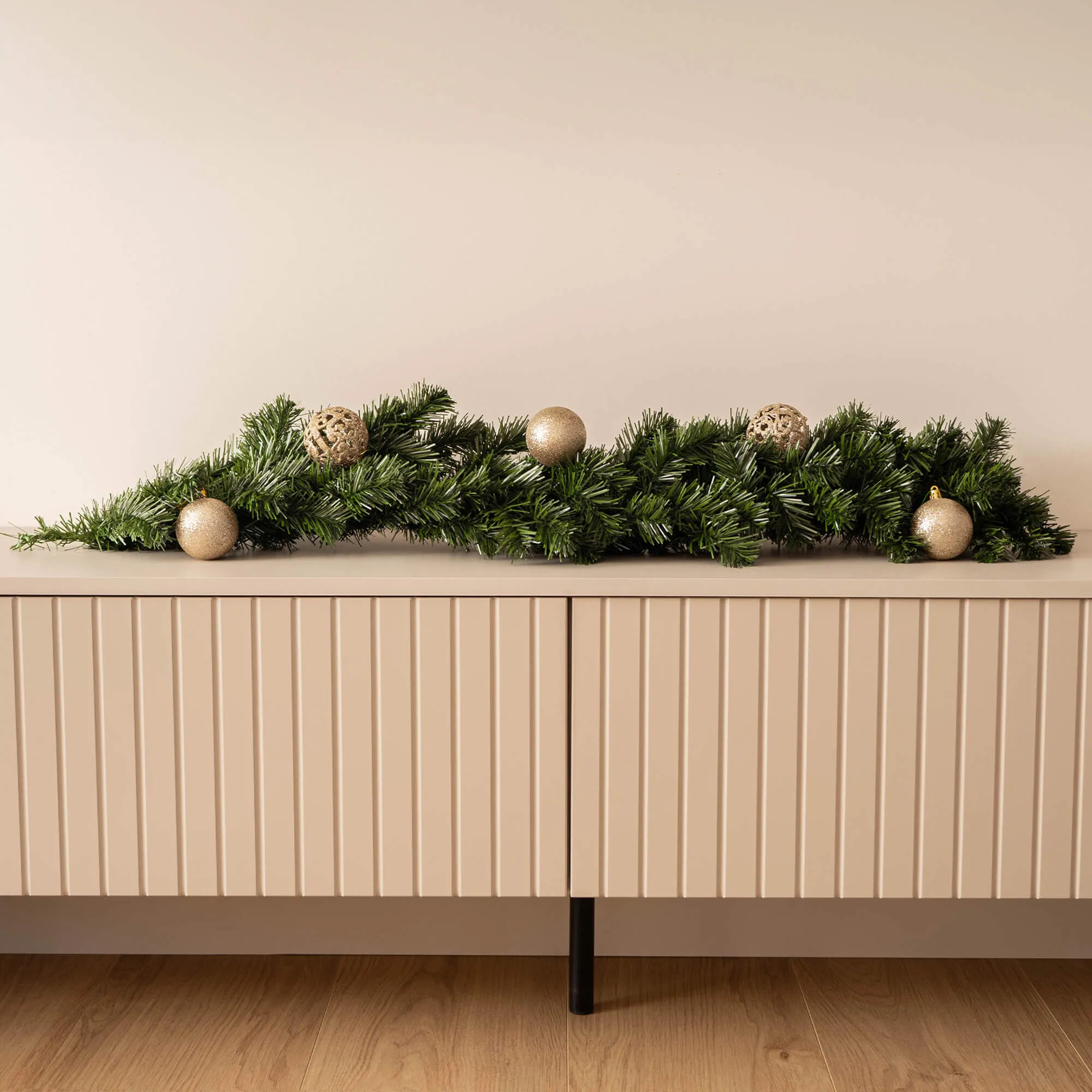Rille Kalėdų eglutės girlianda, 100 cm, žalia