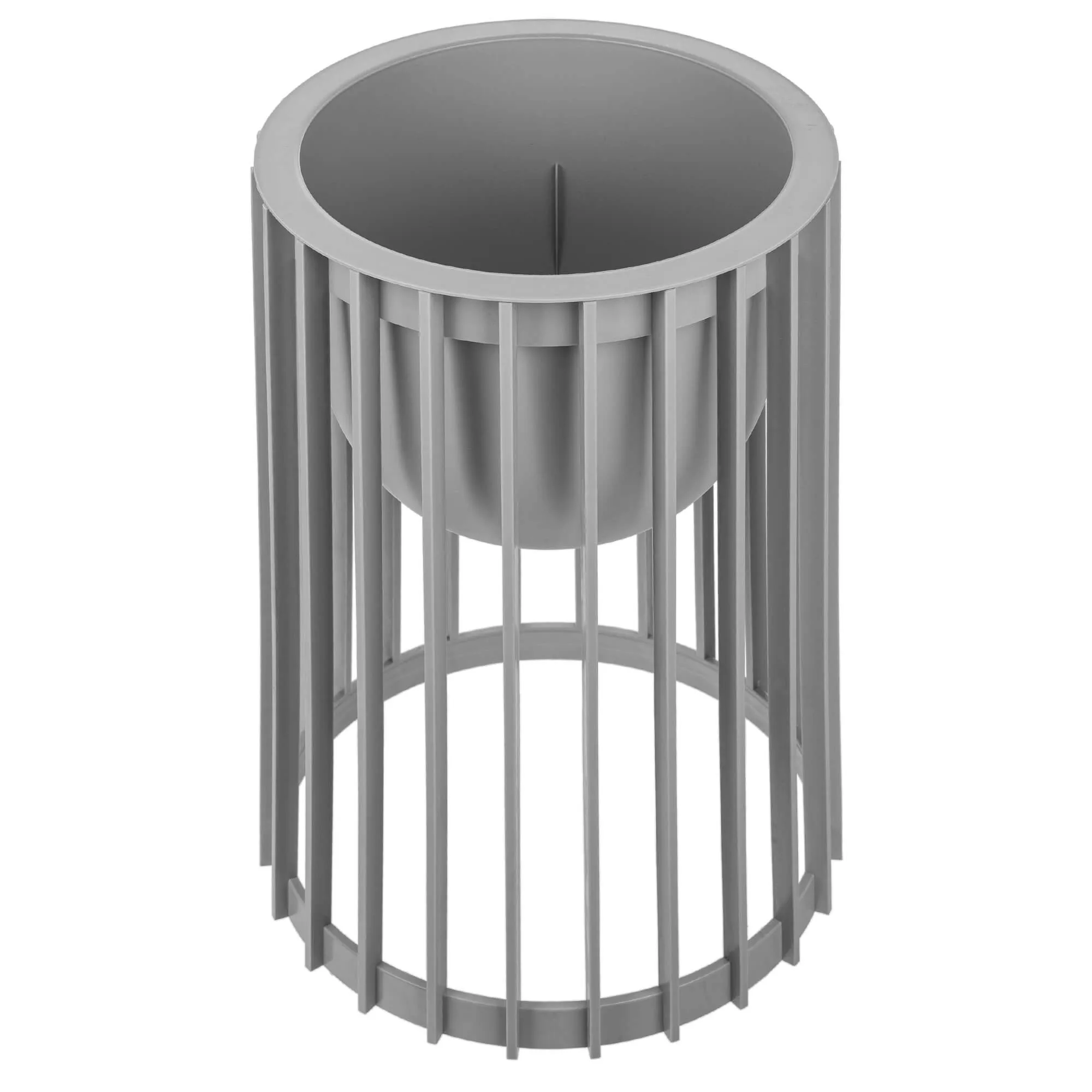 Aytre dvipusis augalų stovas 40 cm platinos spalvos + įdėklas