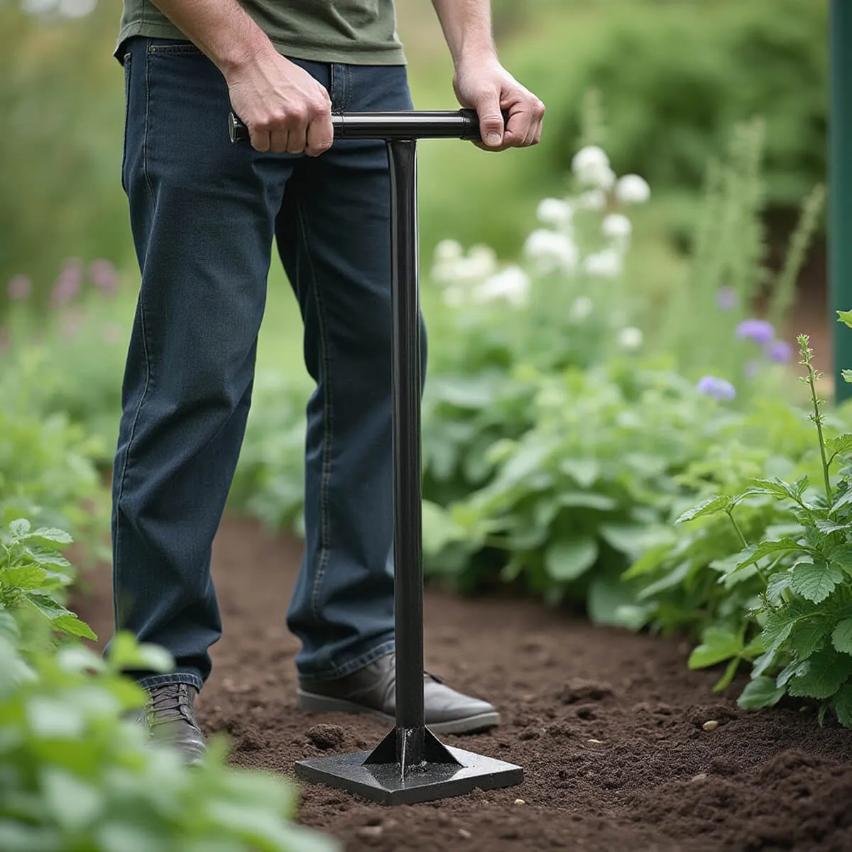 9 kg žemės grūstuvas