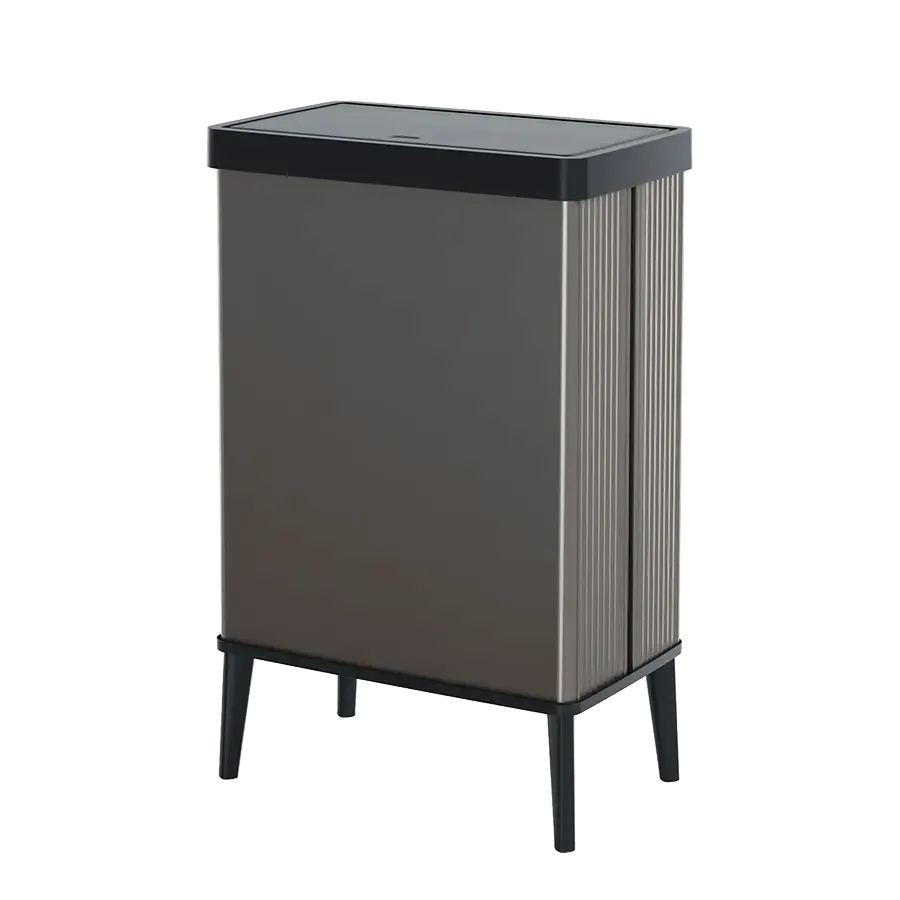 Curver Verto šiukšliadėžė aukšta, 54 l, perlinės pilkos spalvos