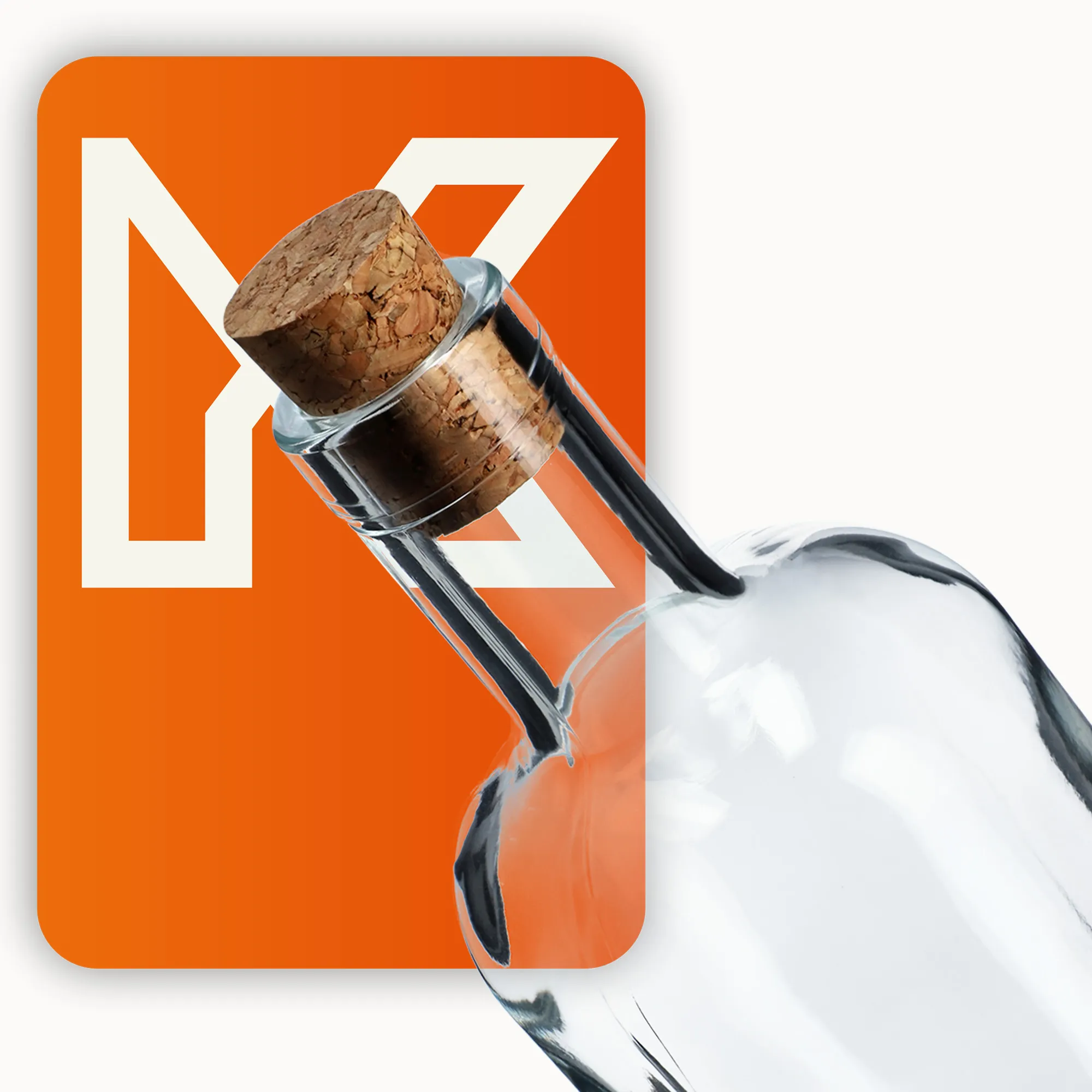 Butelis su kamščiu 700 ml, 6 vnt.