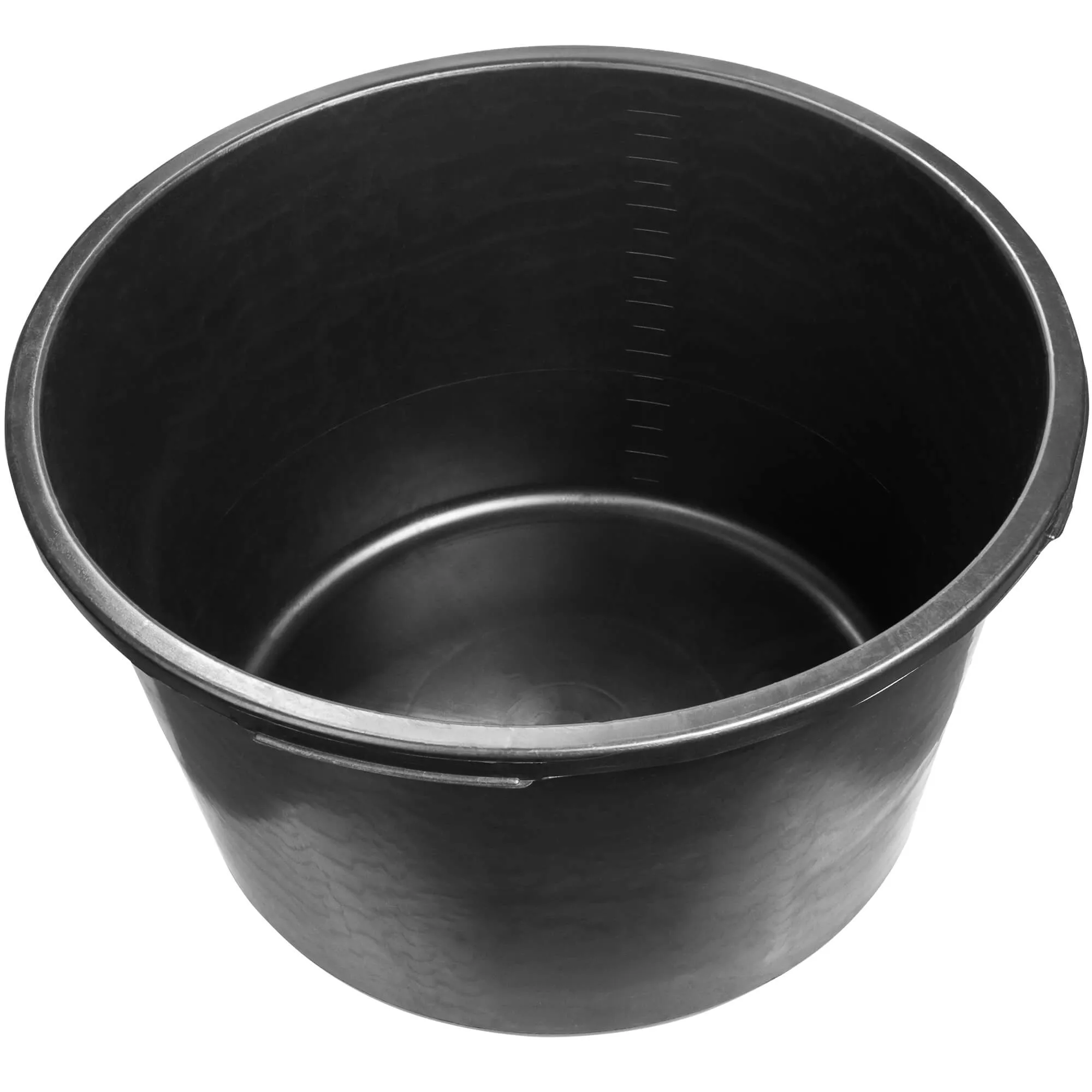 Apvalus statybinis konteineris 90 litrų, juodas