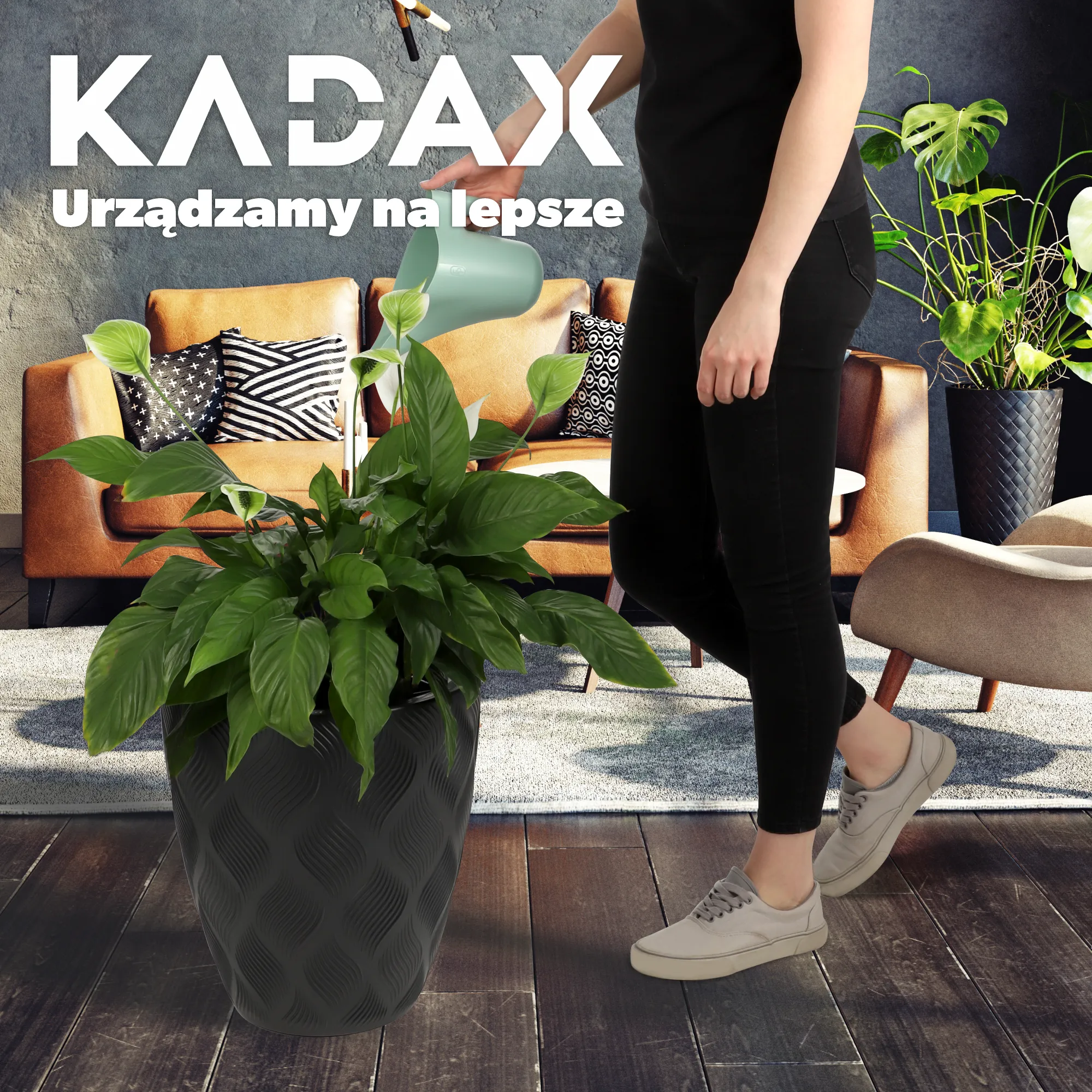 Jesi gėlių vazonas su įdėklu 30 cm