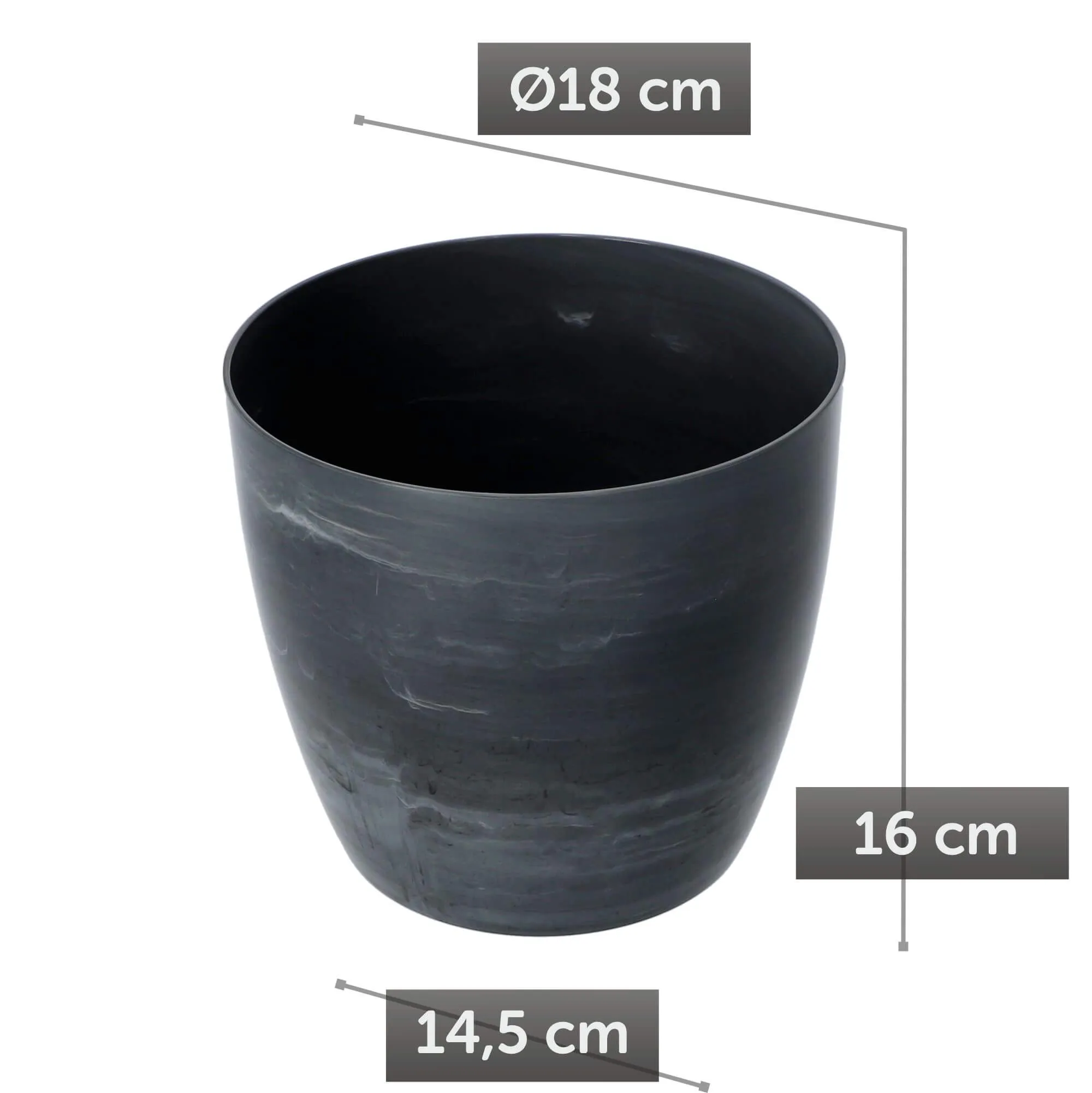 Agen gėlių vazonas 18 cm