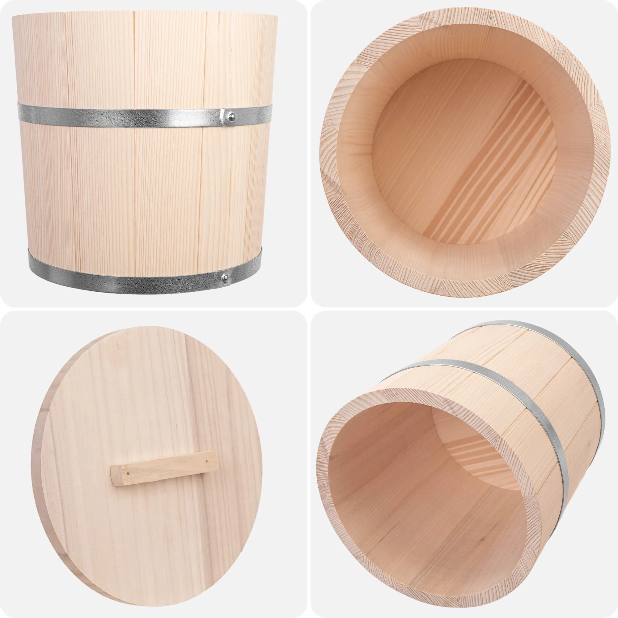 Reila 15L medinė marinavimo statinė