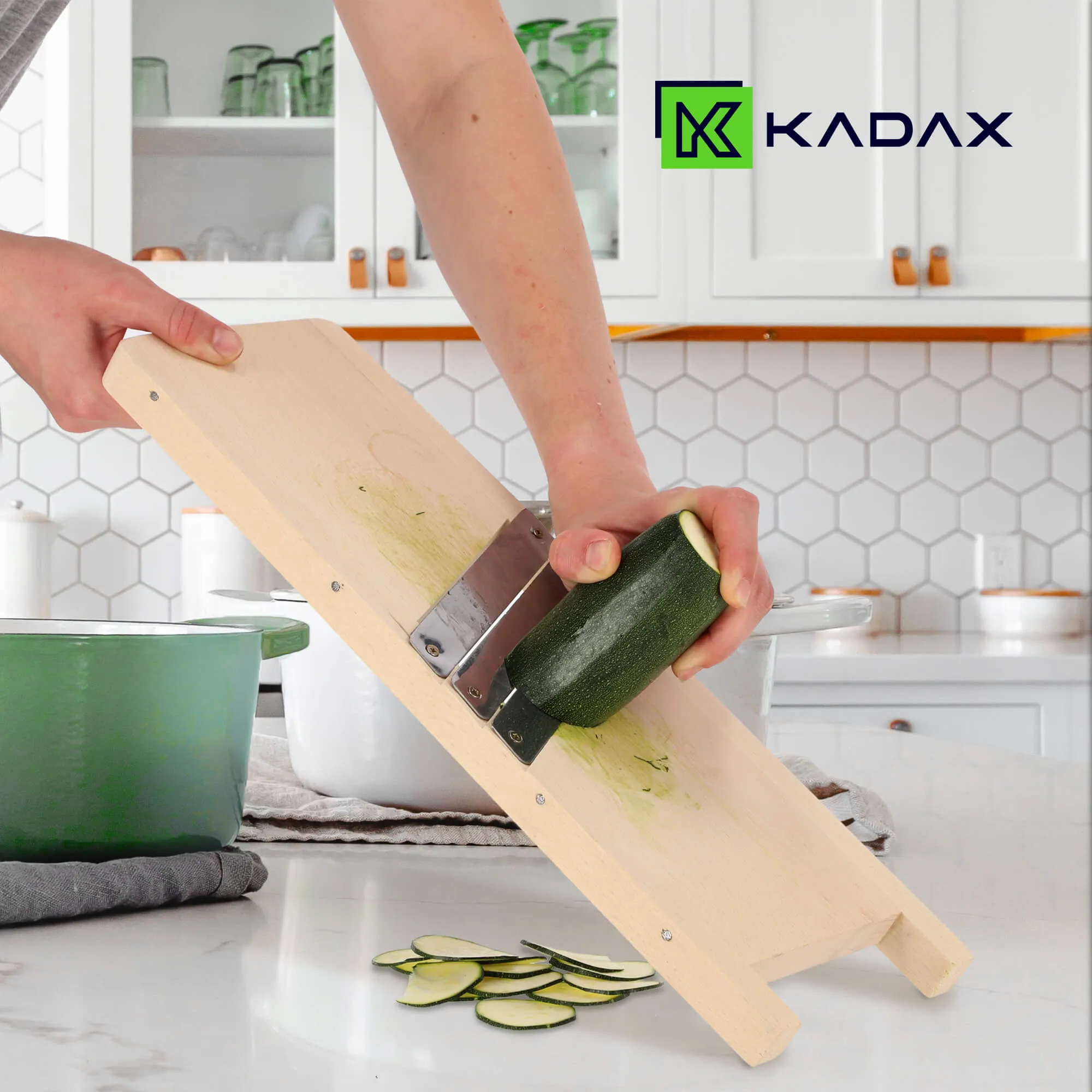 Cavalle medinis daržovių smulkintuvas, 3 ašmenys