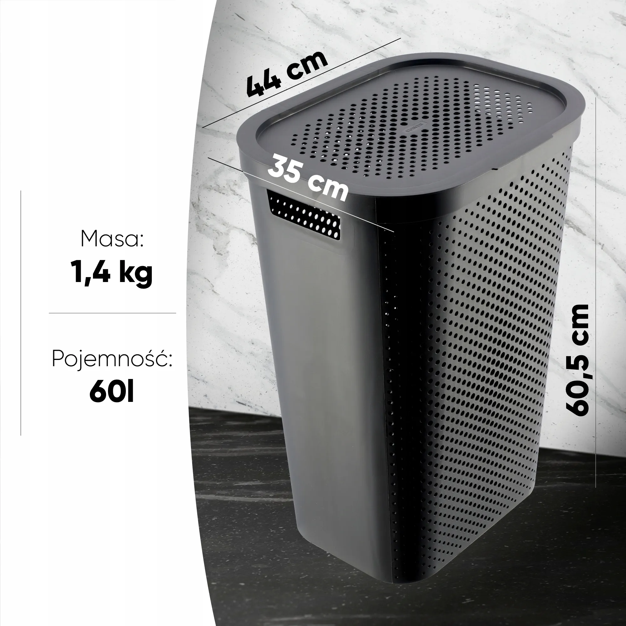 „Curver Infinity“ 60 l talpos krepšeliai su dangčiu, spalvų mišinys, 2 vnt.