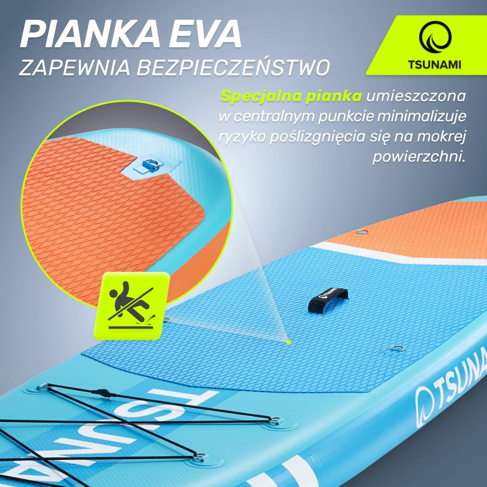SUP TSUNAMI irklentė 320 cm T02
