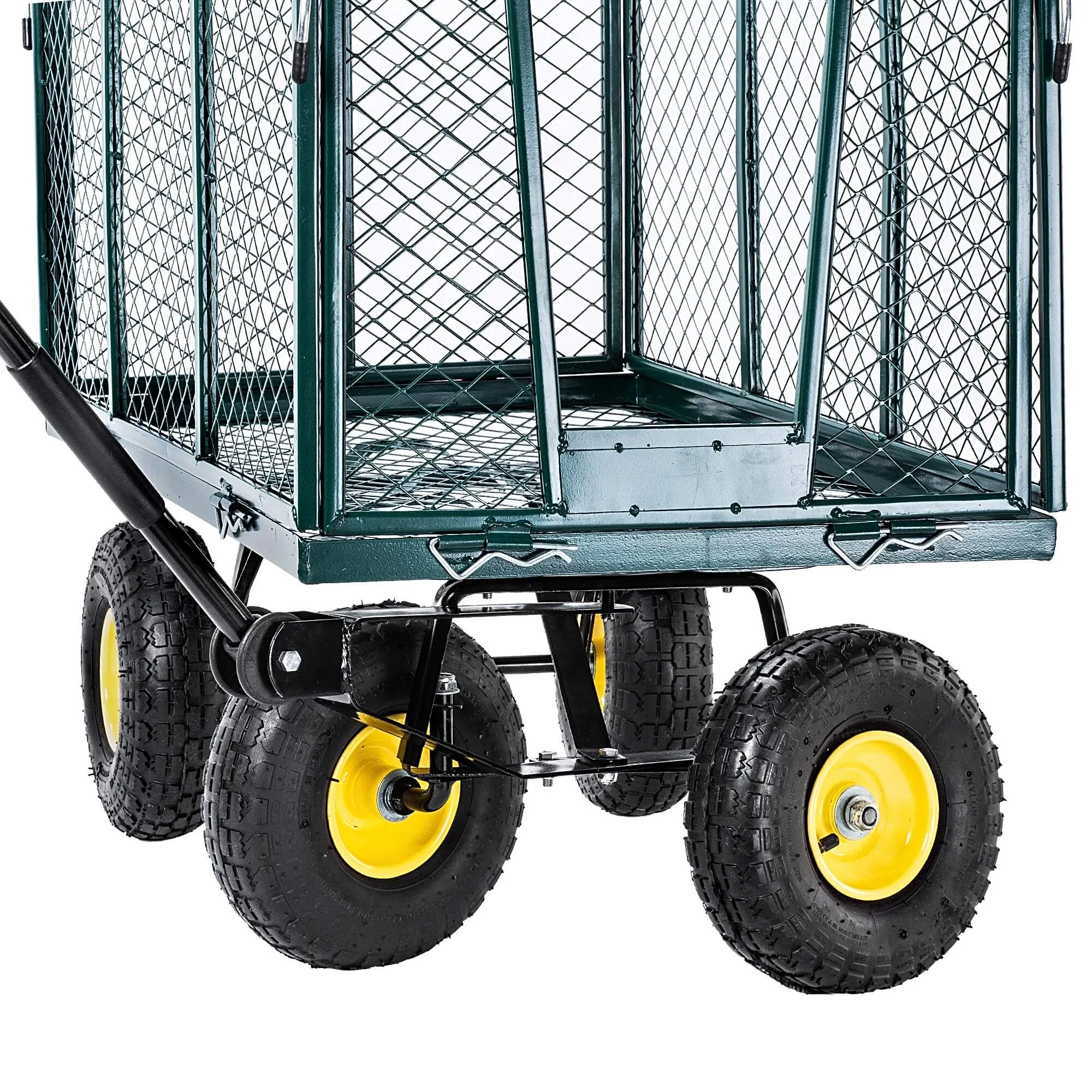 Bodo sodo transportavimo vežimėlis 450 kg, žalias