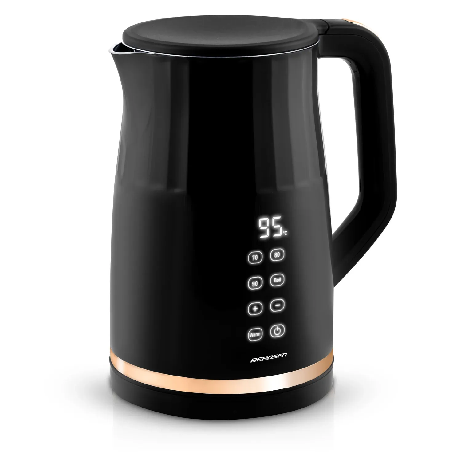 Berdsen BD-706 elektrinis virdulys 1,7 l, juodas - nuotrauka 1