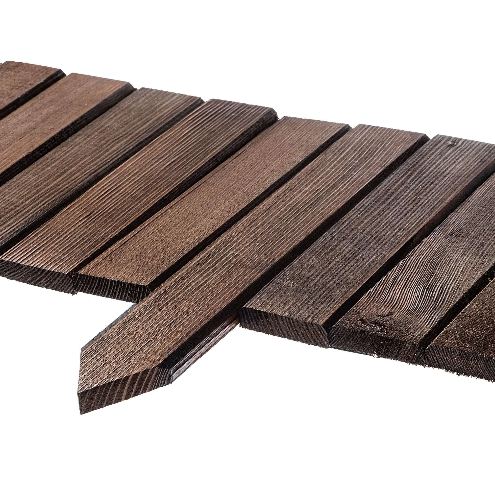 Medinė ritininė tvora Ansjo, apvadai 115 x 20 cm, ruda