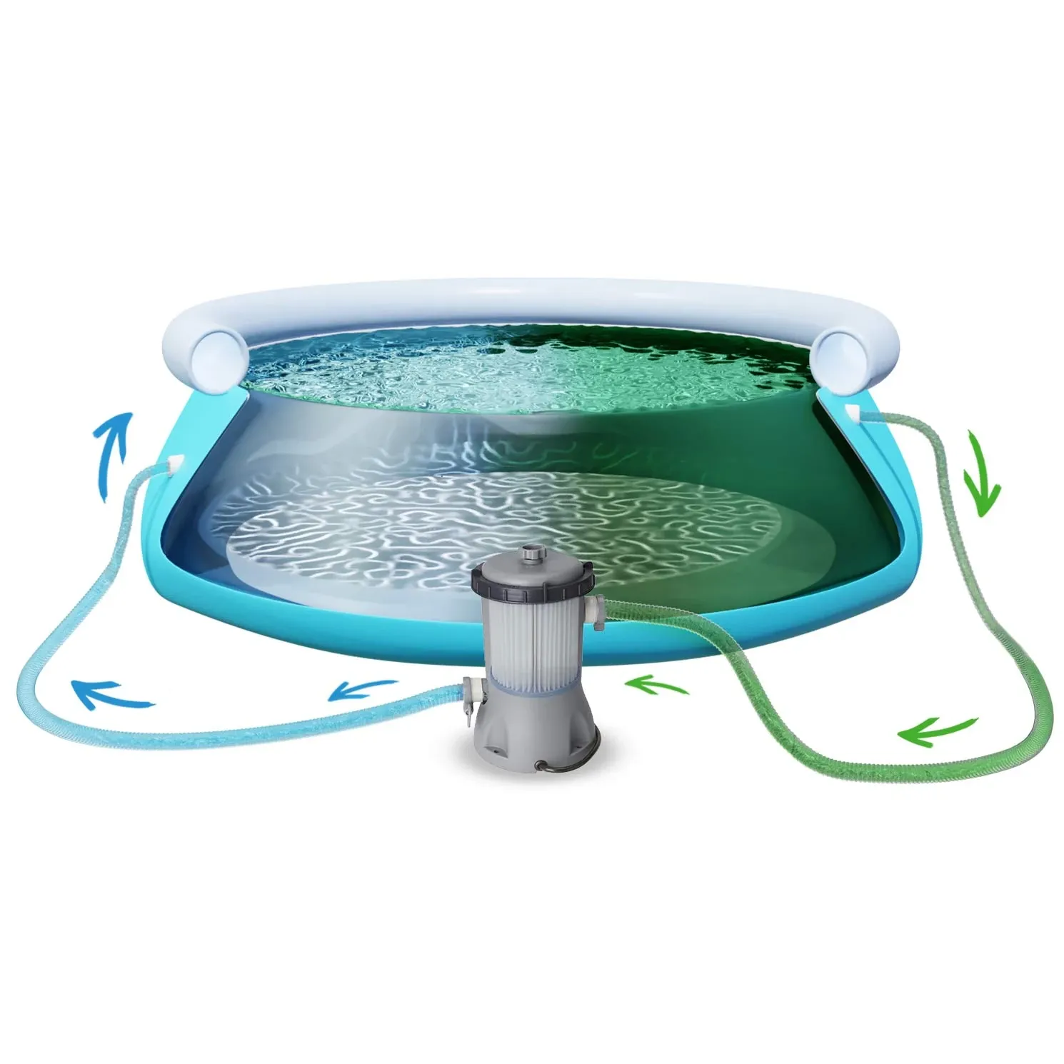 Sodo išplėtimo baseinas 305 x 66 cm 15 viename „Bestway 57458“ - nuotrauka 1