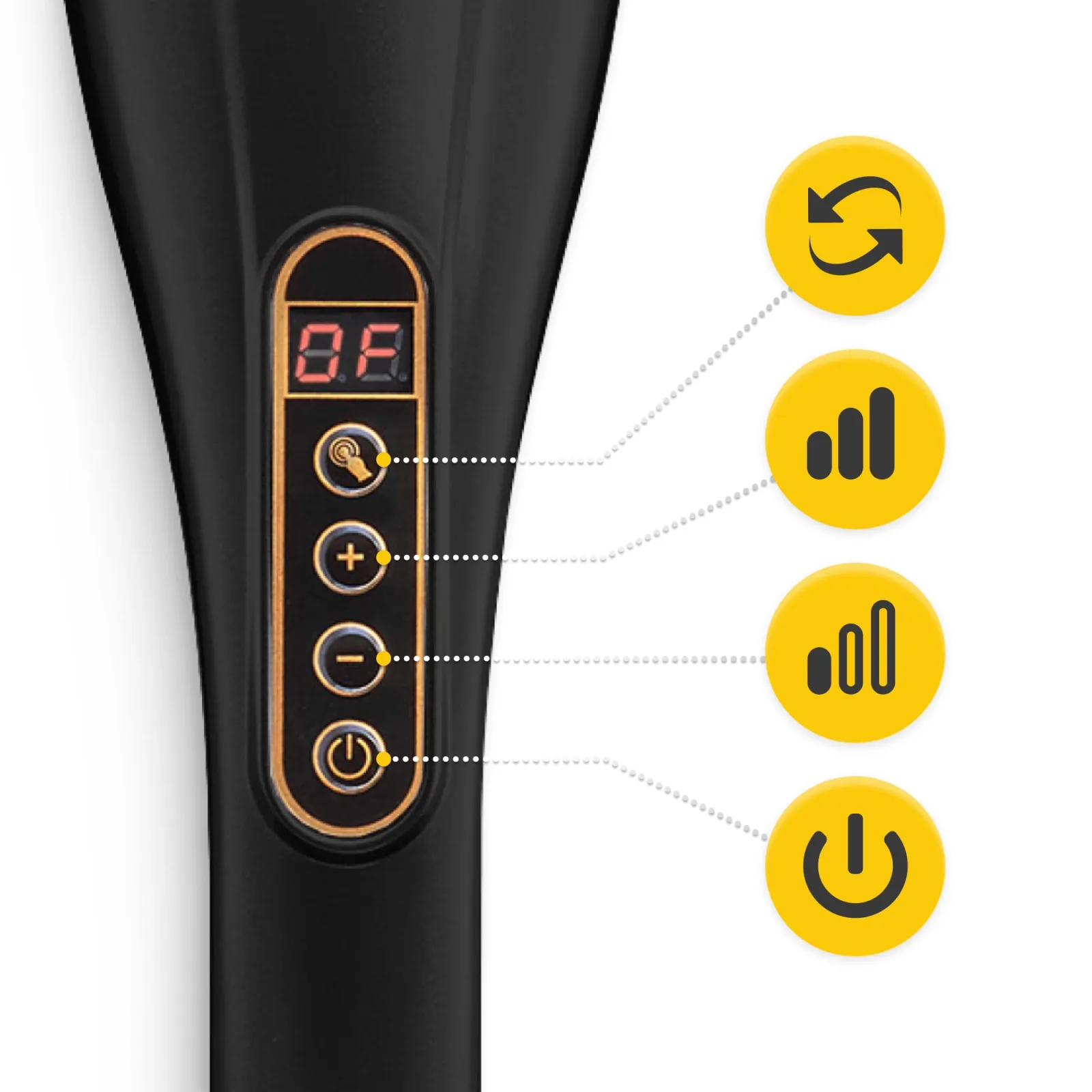 Rankinis vibruojantis kūno masažuoklis