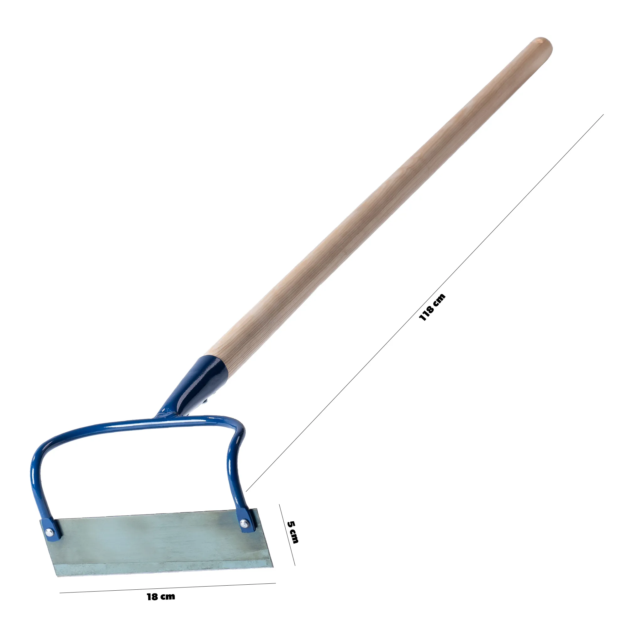 Doville metalinis kauptukas 118 x 18 cm, mėlynas