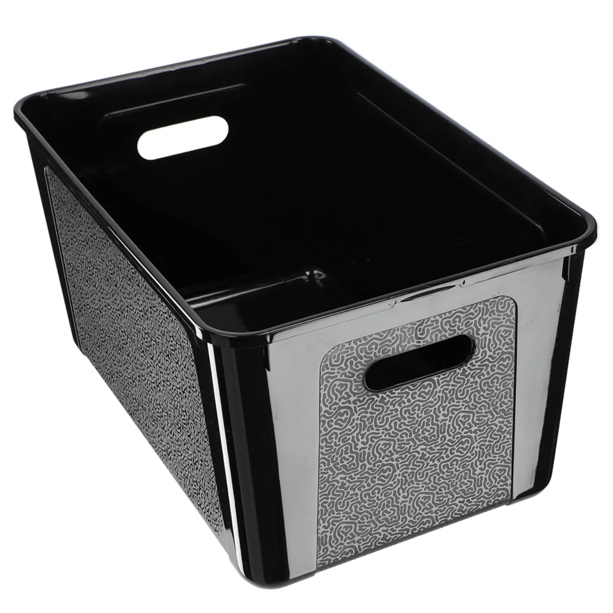 Dozza 17 l juodas laikymo konteineris su dangčiu