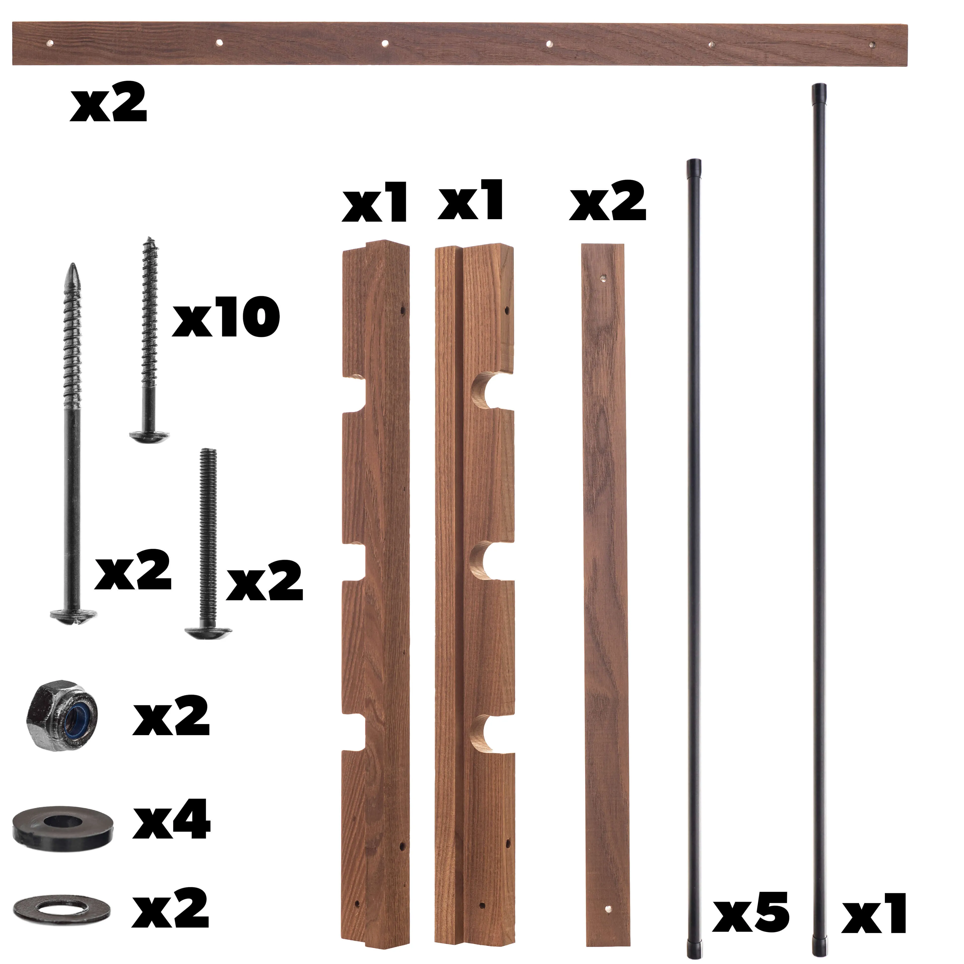 „Ferrara“ 53 cm savaime surenkama prie sienos montuojama skalbinių džiovyklė