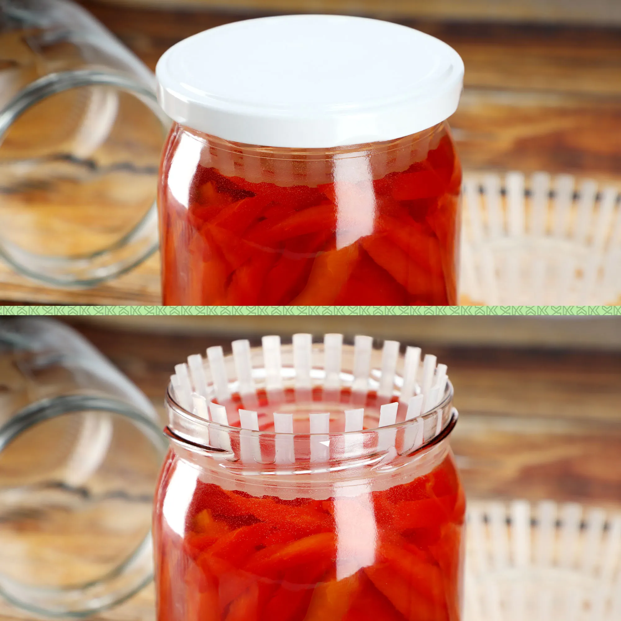 „Altedo“ stiklainių spaustukai, pilki, 82 mm skersmens, 12 vnt.