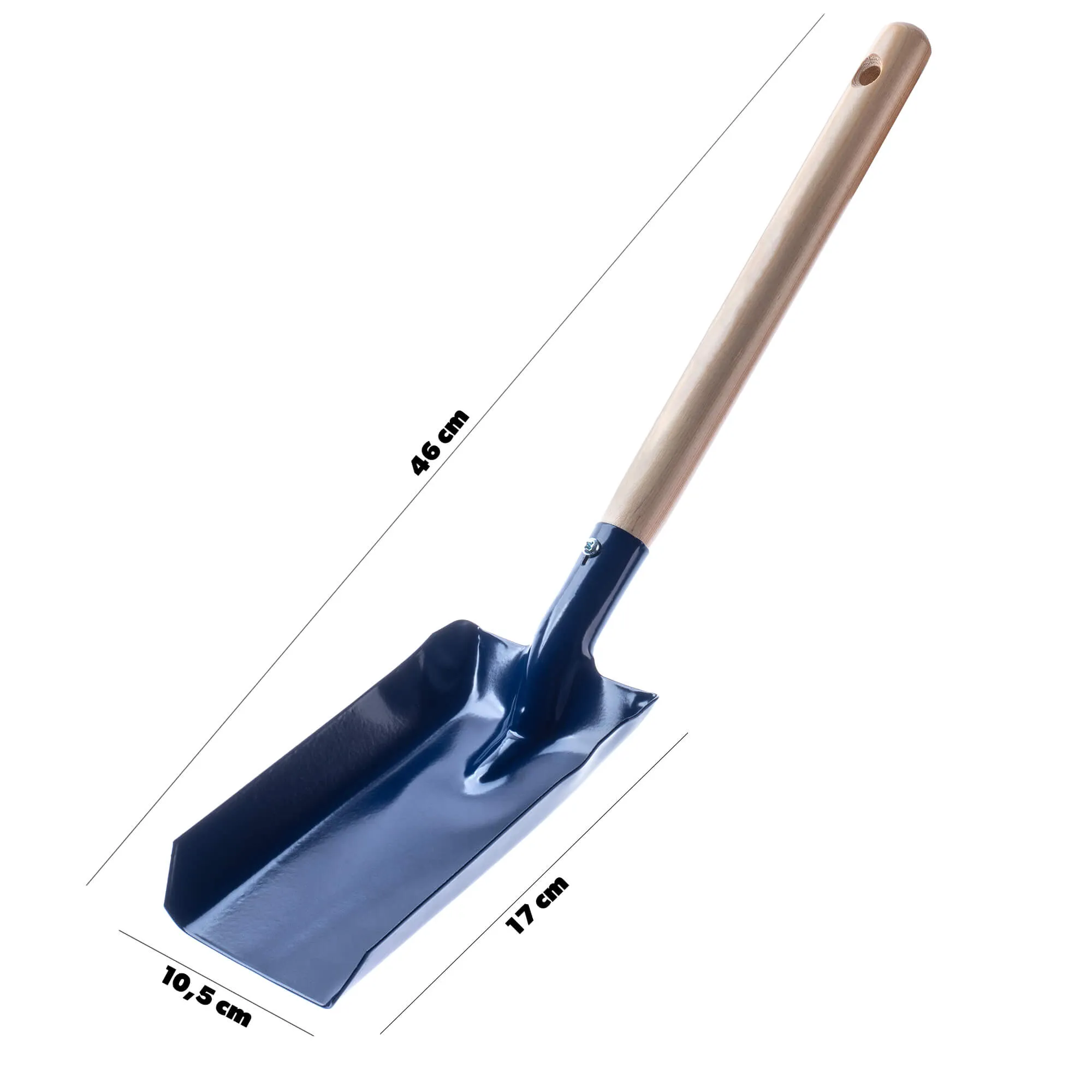 Rago plieno uosio kastuvas 46 cm, mėlynas