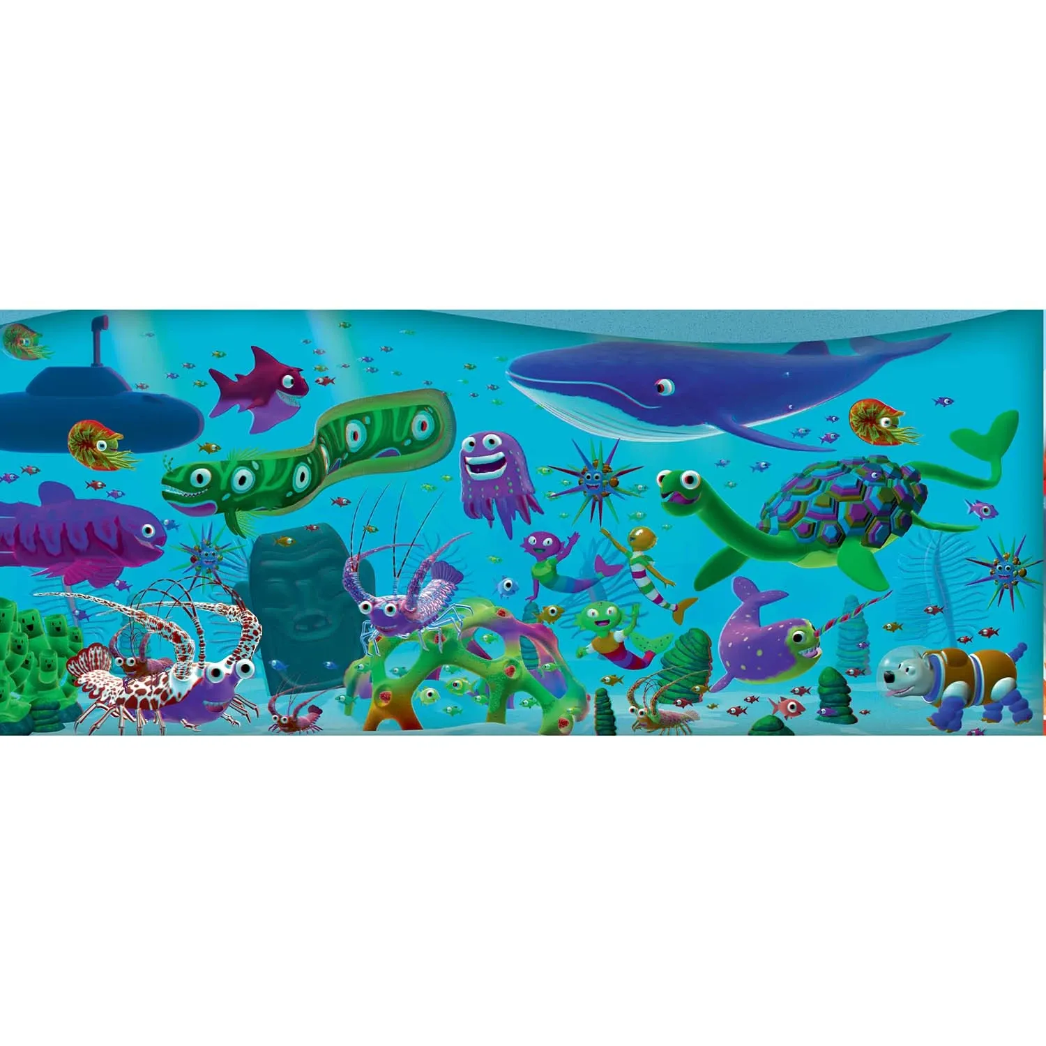 „Adventure 3D“ išsiplečiantis baseinas, 213 x 66 cm, „Bestway 57244“ - nuotrauka 1