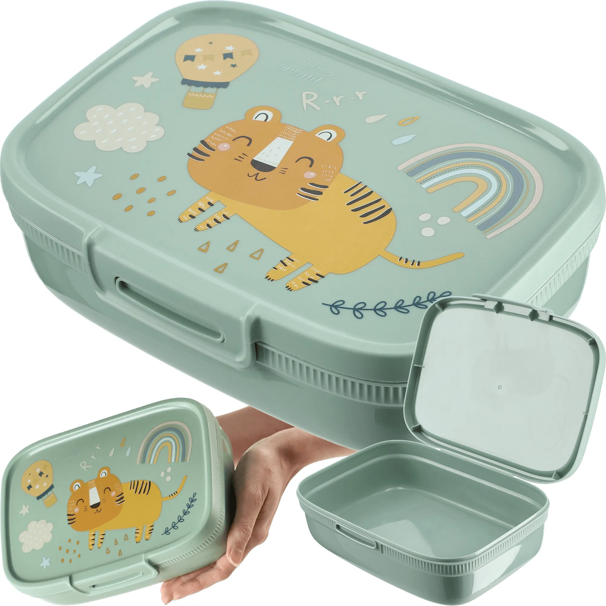 „Curver Snap Box“ 1,3 l stačiakampis maisto indas vaikams