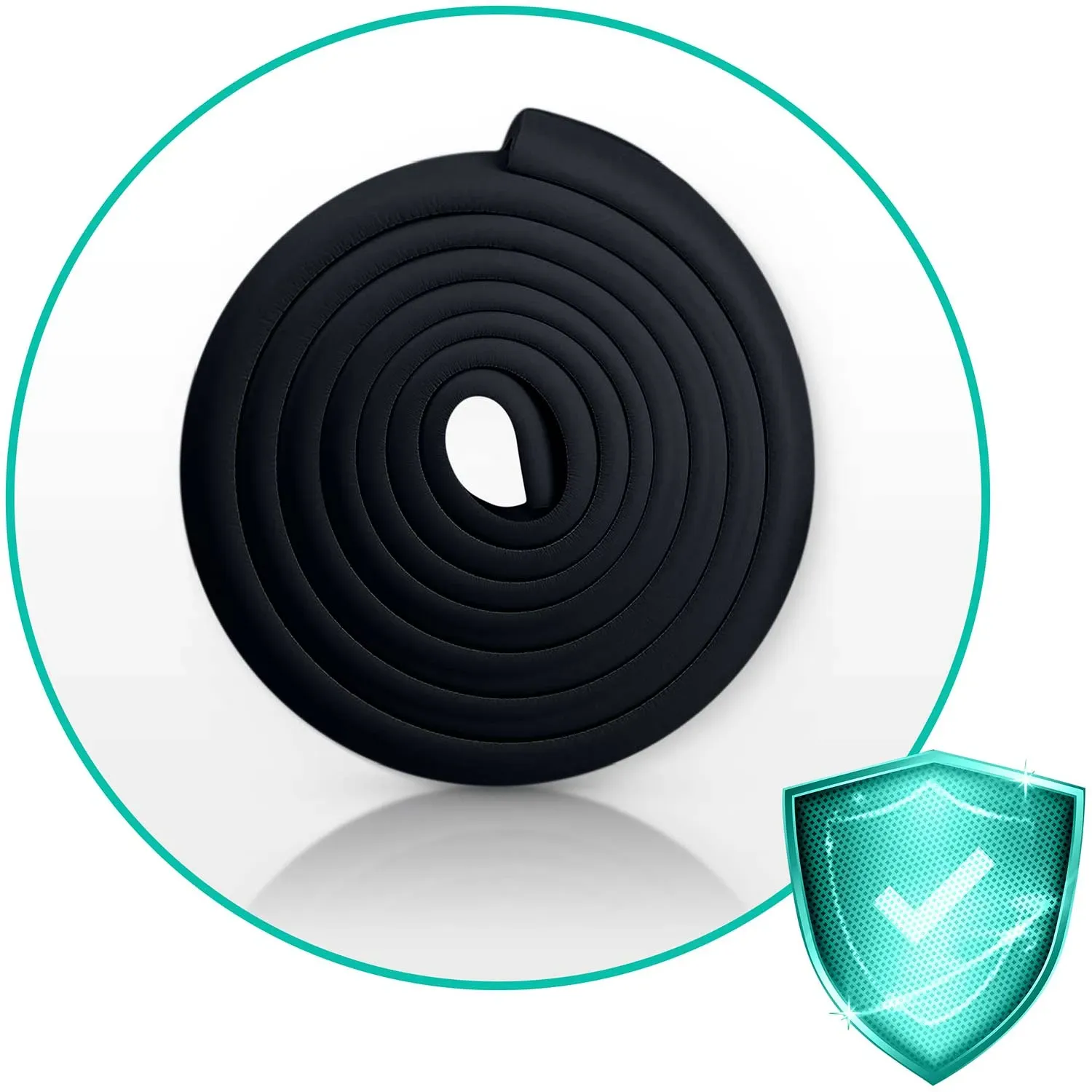 Ricokids 798711 juoda putplasčio apsauginė juosta 6 m - nuotrauka 1