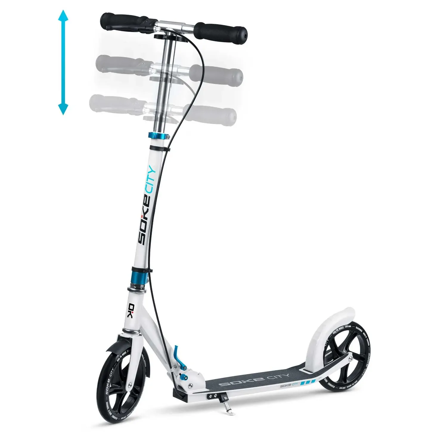 SOKE CITY paspirtukas baltas - nuotrauka 1