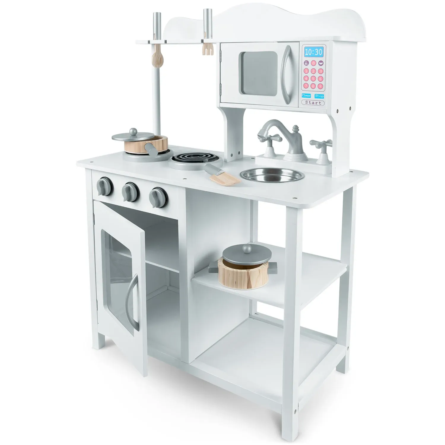 Medinė virtuvė vaikams 60 x 30 x 85 cm - nuotrauka 1