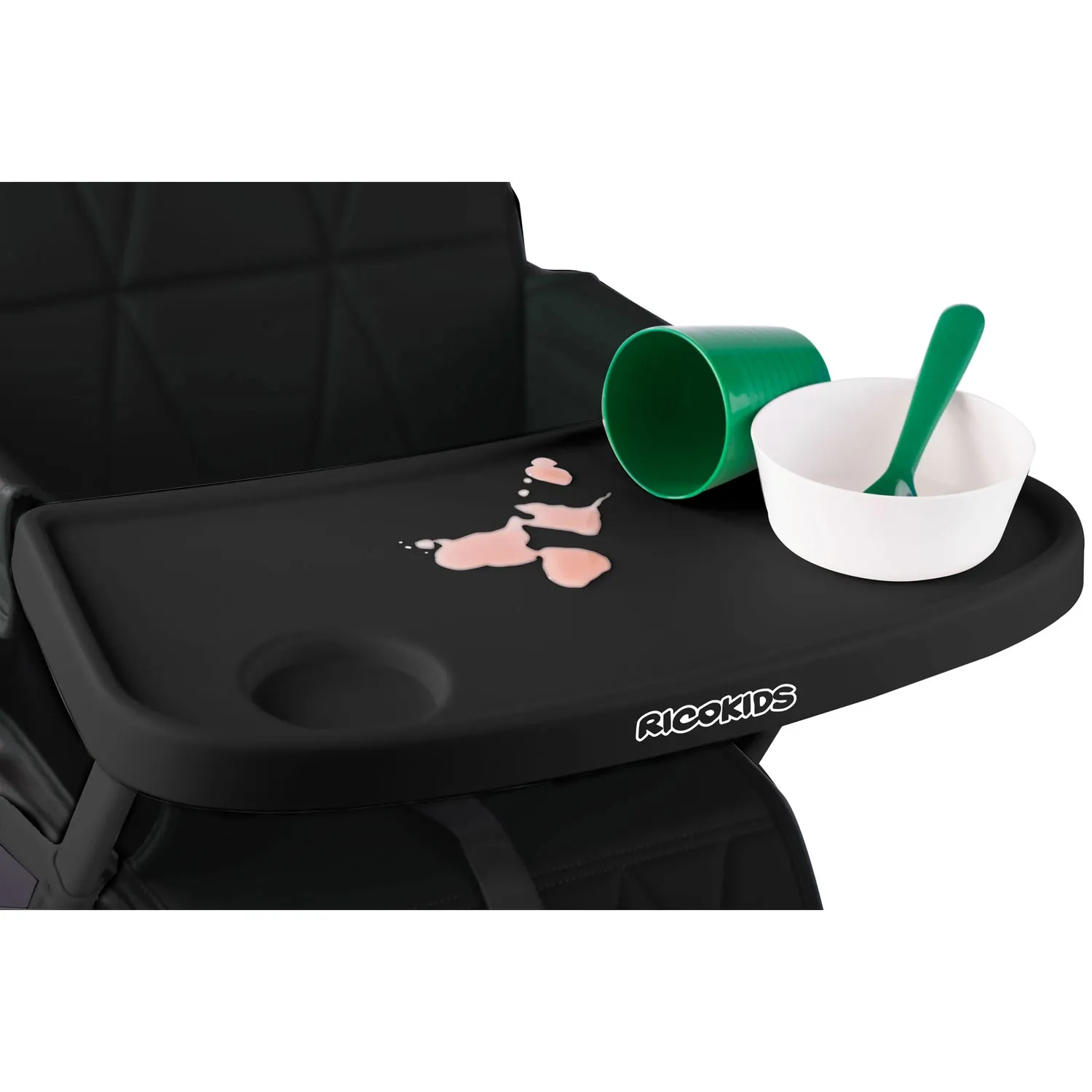 Nuco maitinimo kėdutė, juoda - nuotrauka 1