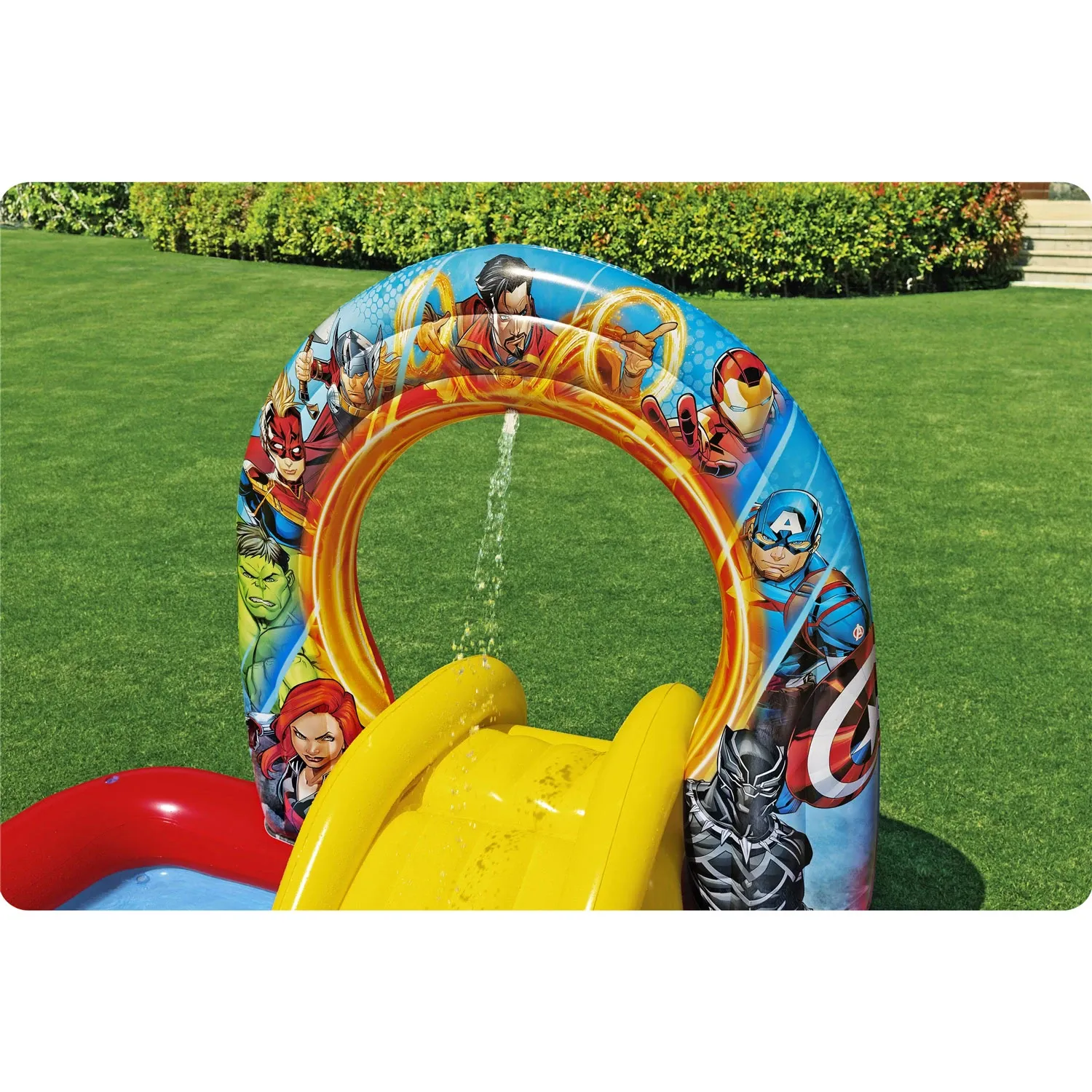 Pripučiama žaidimų aikštelė „Avengers“ 211 x 198 x 125 cm „Bestway 98800“ - nuotrauka 1
