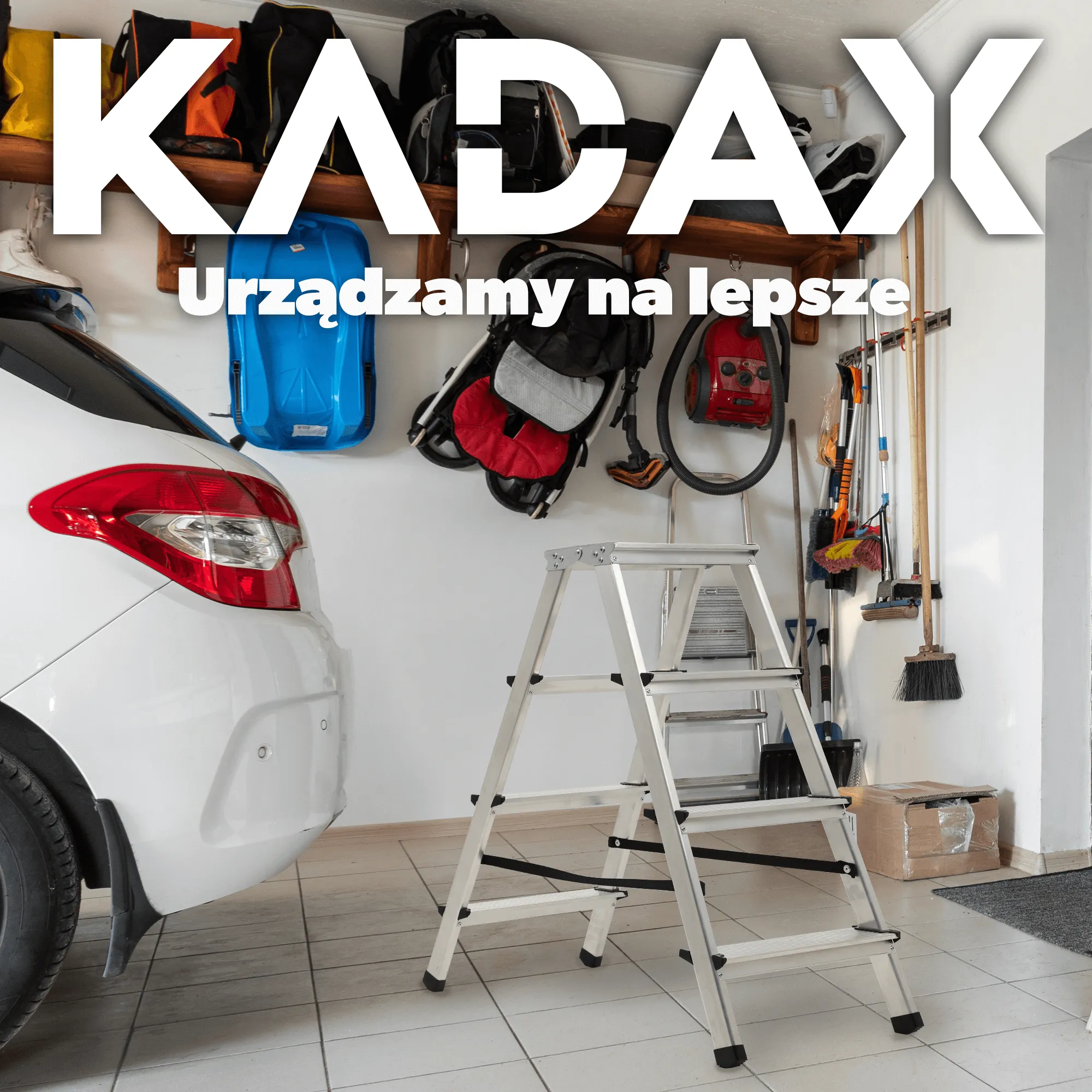 Molde aliuminio kopėčios su platforma, 4 pakopų, 125 kg