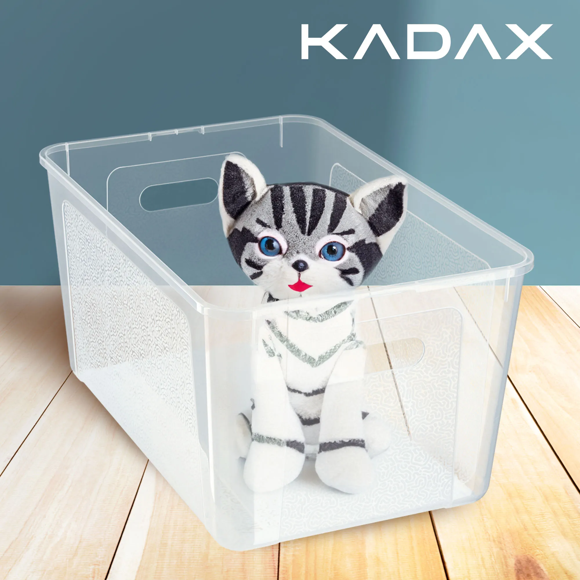 Dozza 17L laikymo konteineris su dangčiu, bespalvis