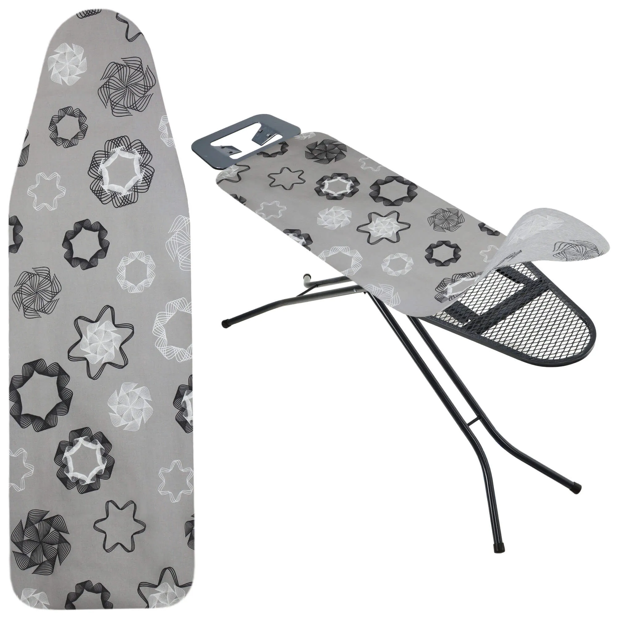 „Etoto“ lyginimo lentos užvalkalas, 120 x 38 cm, ištemptas geometrinis raštas