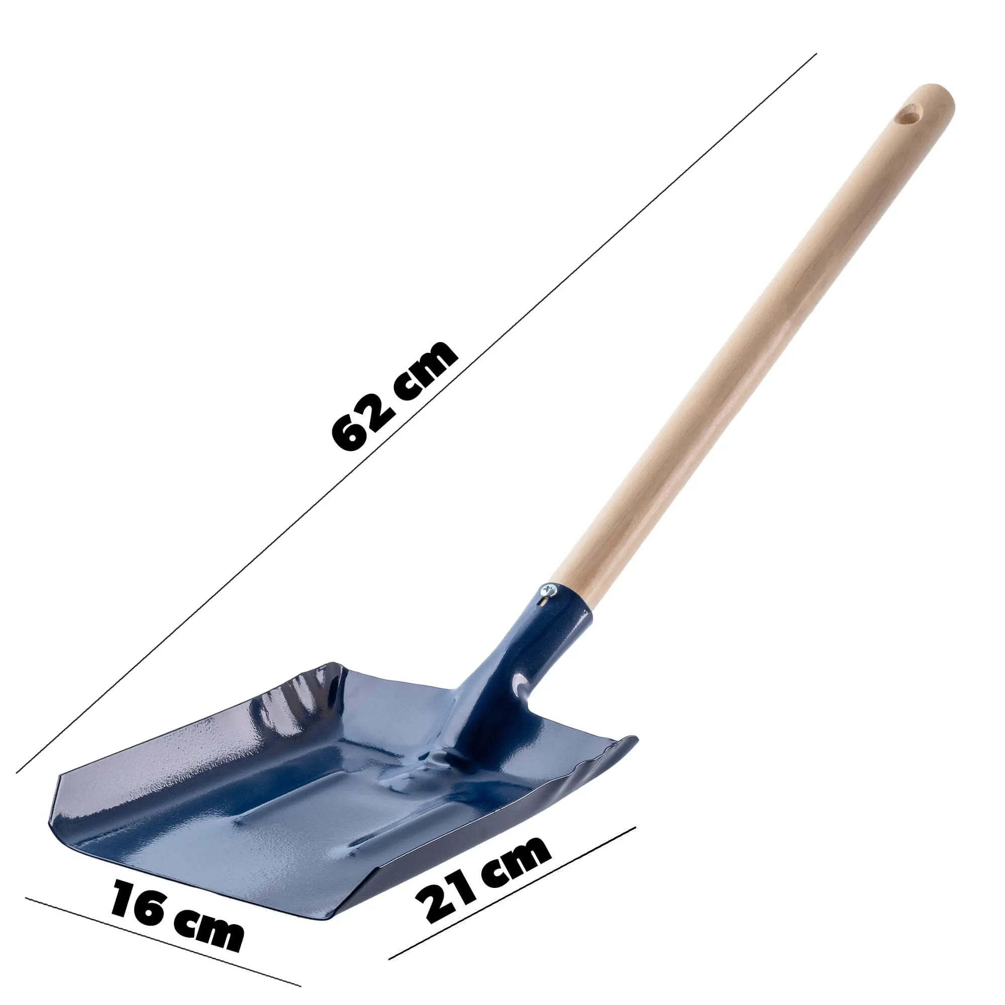 Rago plieno uosio kastuvas 62 cm, mėlynas