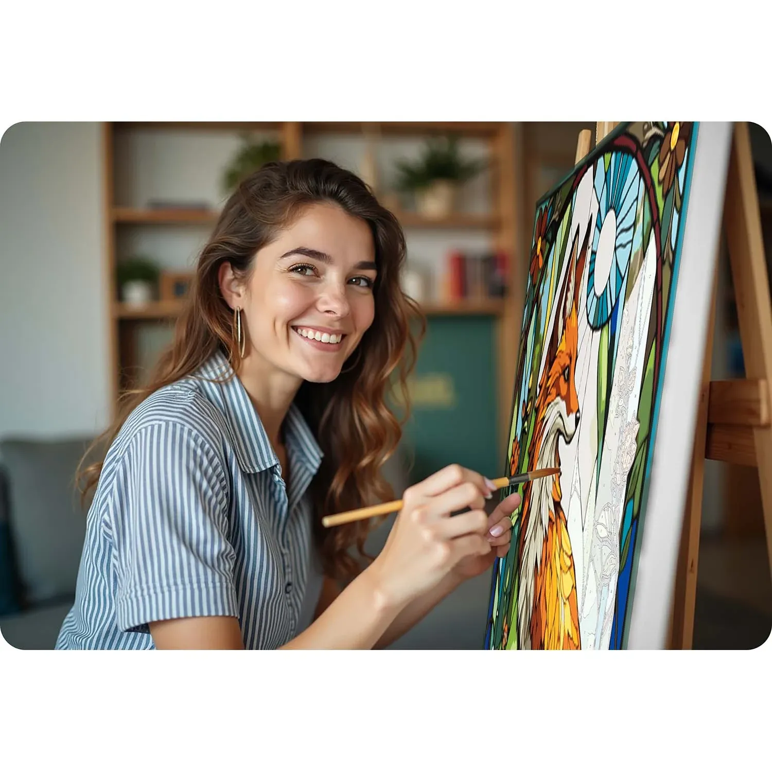 Paveikslas tapyti pagal skaičius 40x50 cm Massido Lisek - nuotrauka 1