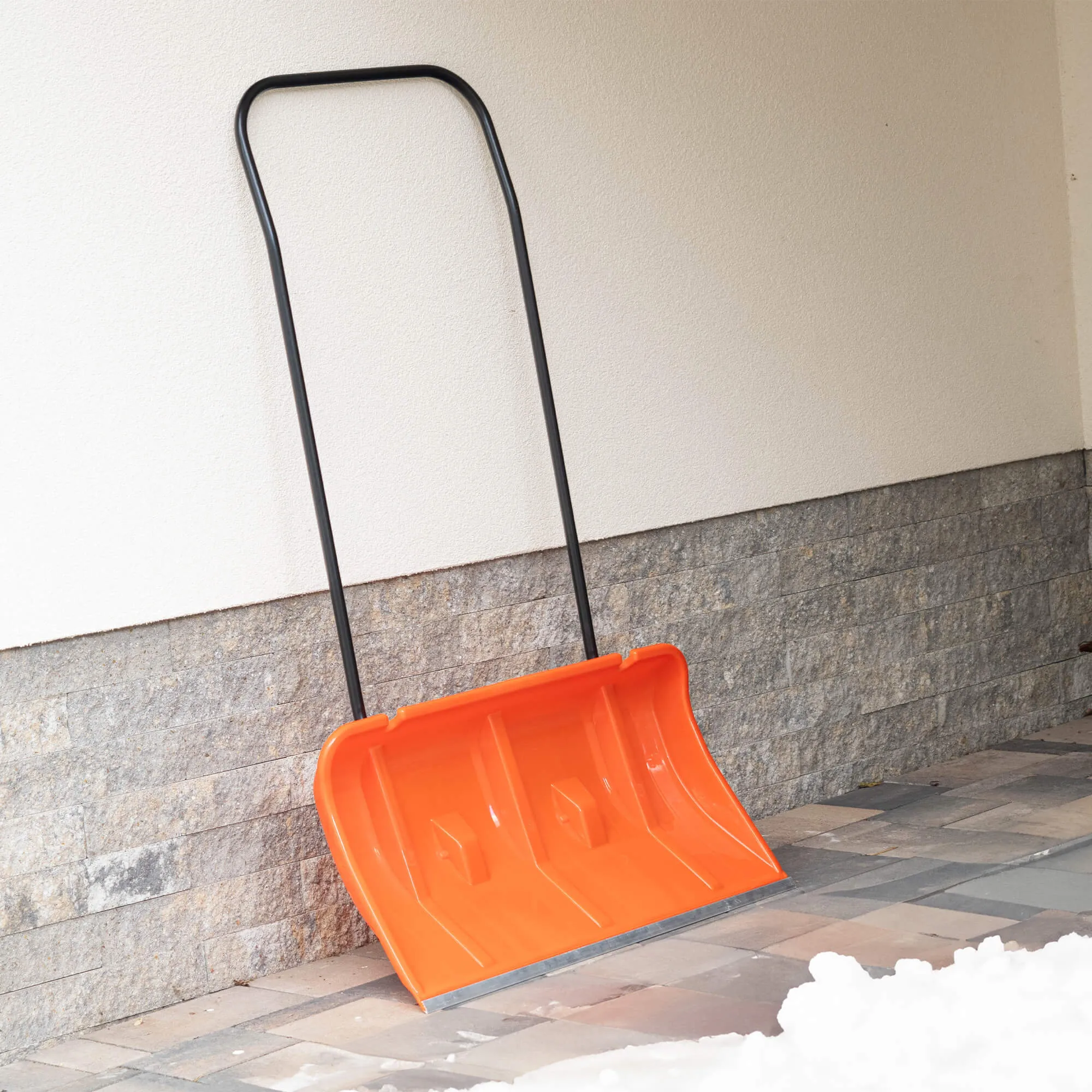 Harbo sniego valytuvas 140 cm, oranžinis